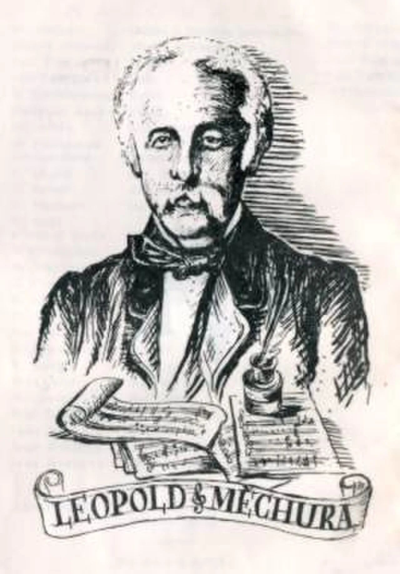 Porträt von Leopold Eugen Měchura (1804–1870) – Gedenkseite