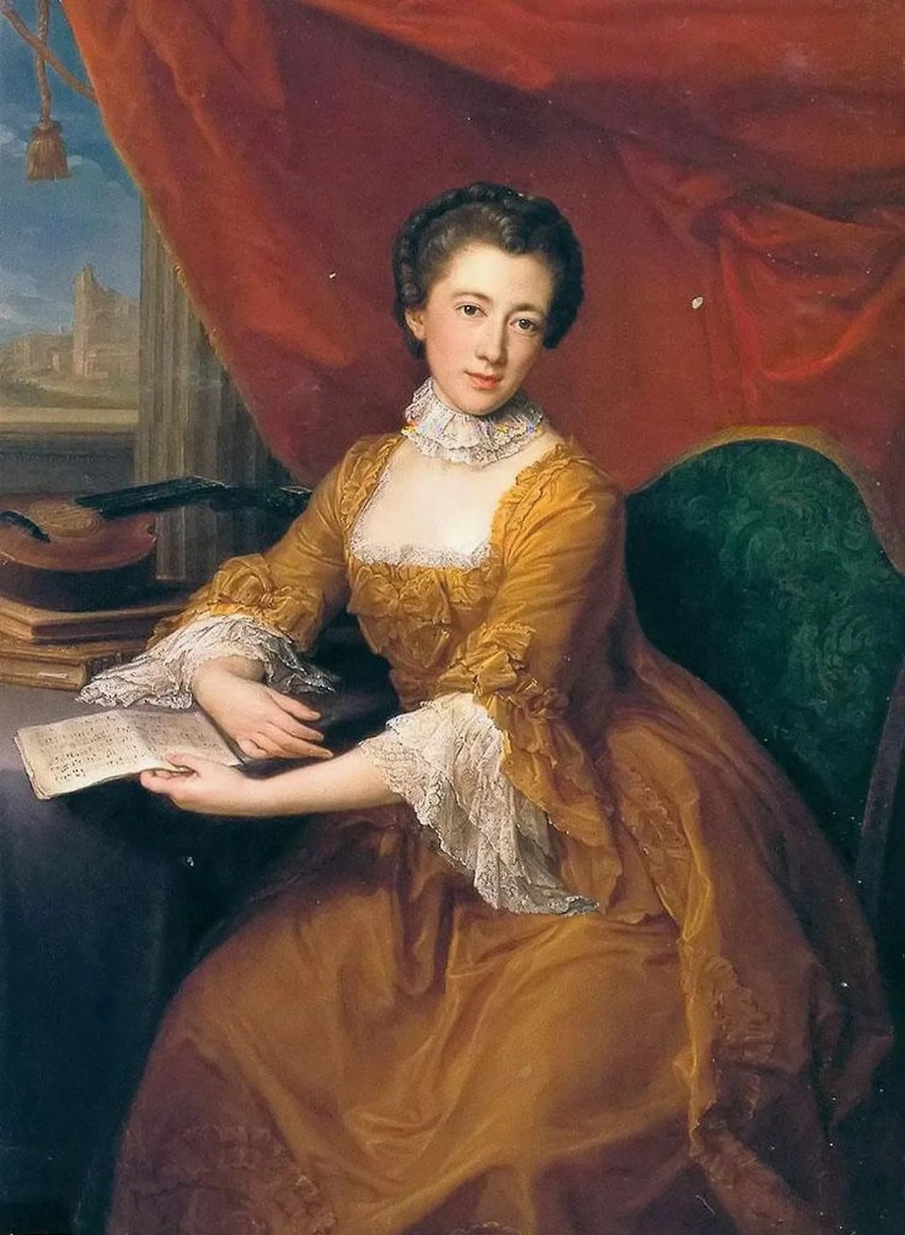 Porträt von Georgiana Spencer (1737–1814) – Gedenkseite