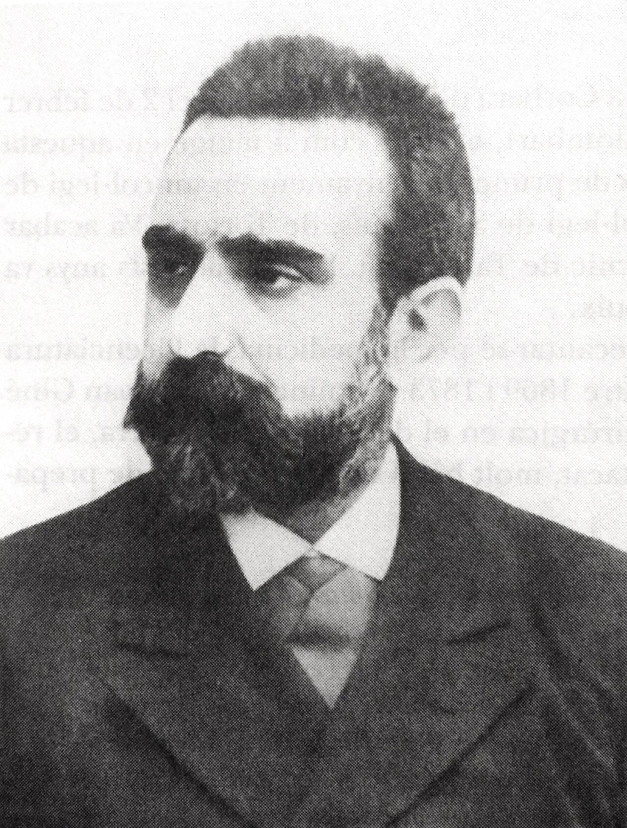 Porträt von Jaume Ferran i Clua (1851–1929) – Gedenkseite