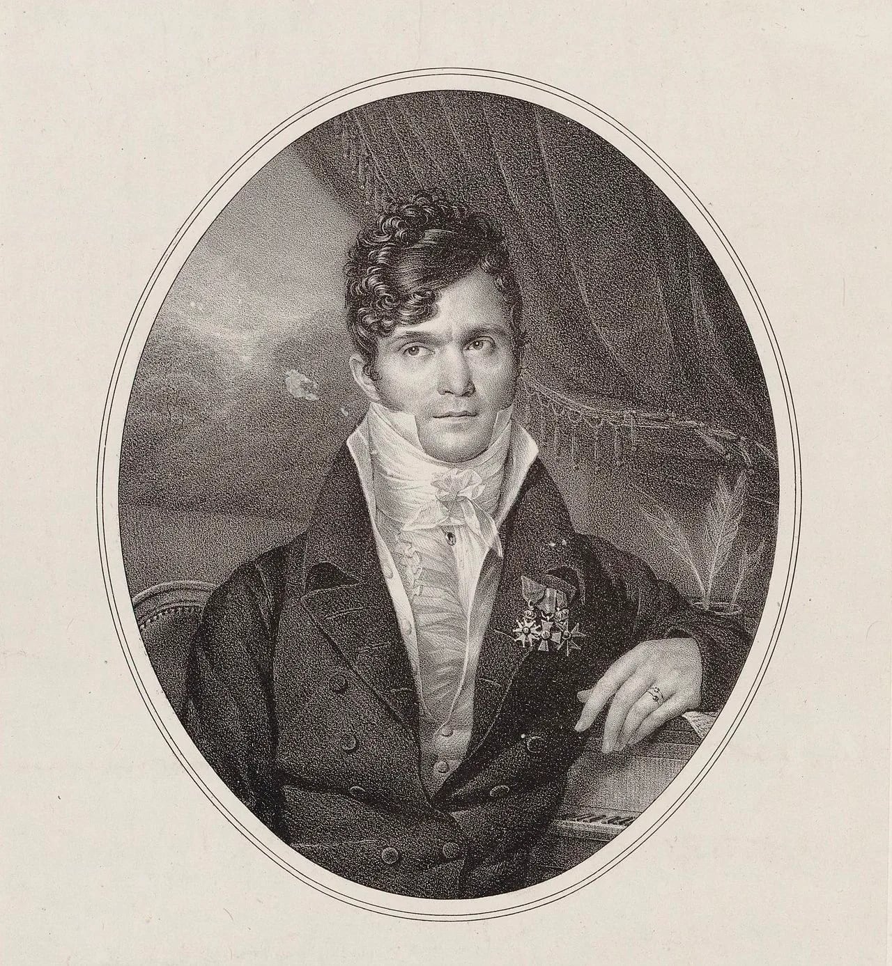 Porträt von Gaspare Spontini (1774–1851) – Gedenkseite