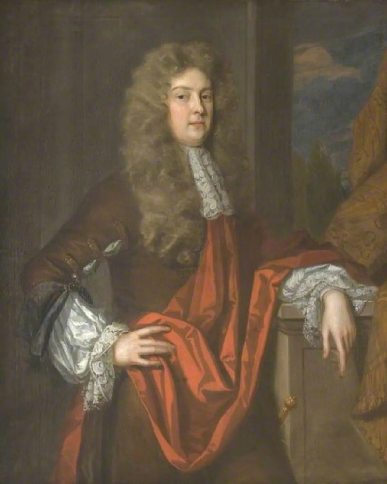 Porträt von Sir Justinian Isham, 4th Baronet (1658–1730) – Gedenkseite