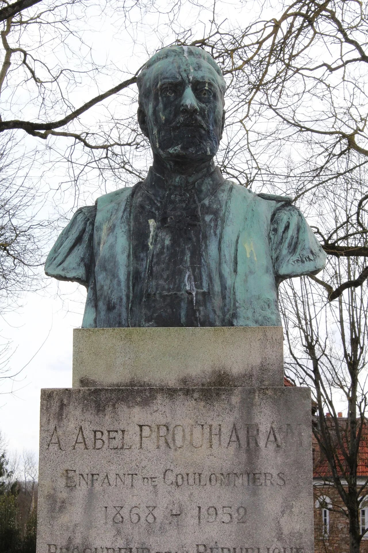 Porträt von Abel Prouharam (1868–1952) – Gedenkseite