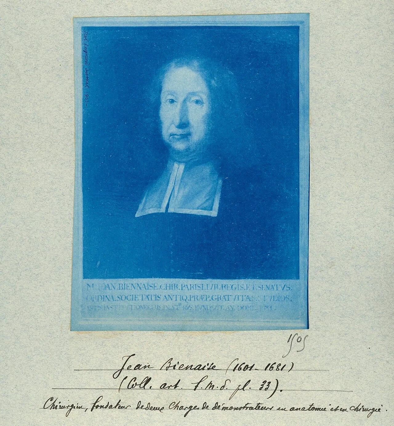 Porträt von Jean Bienaise (1601–1681) – Gedenkseite