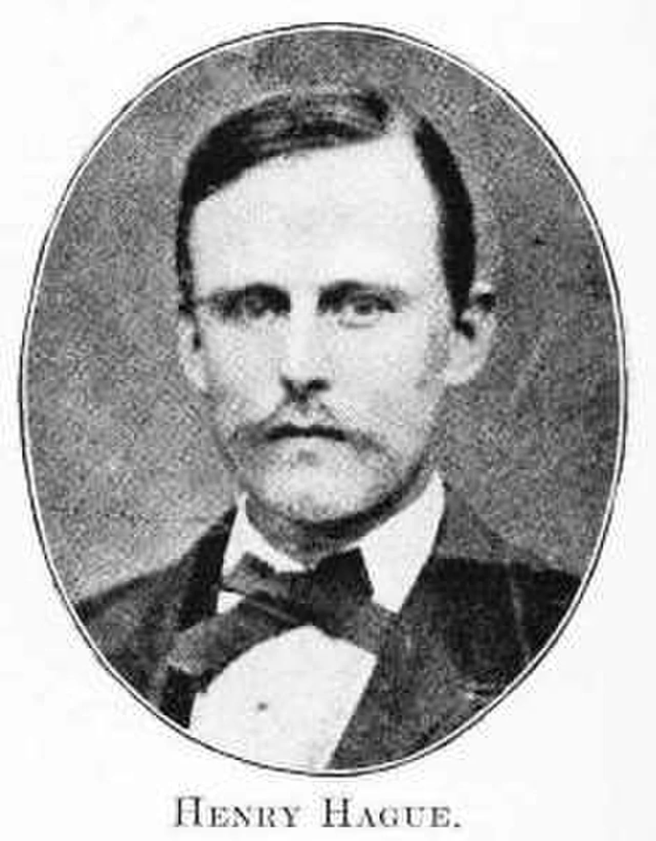 Porträt von Henry Hague (1849–1914) – Gedenkseite