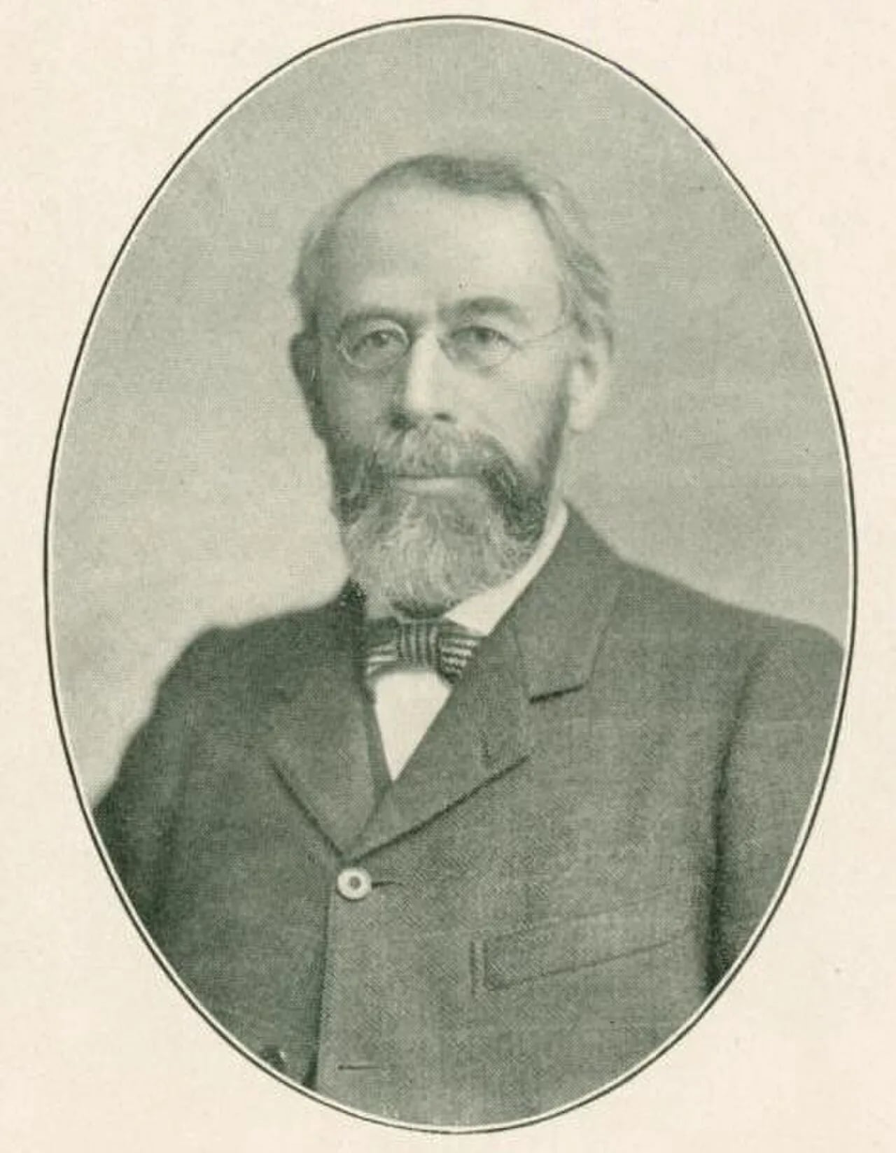 Porträt von Josephus Nelson Larned (1836–1913) – Gedenkseite