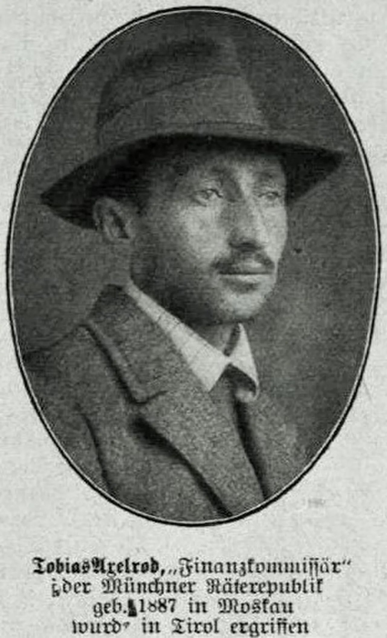Portrait of Tobias Akselrod (1887–1938) – memorial page
