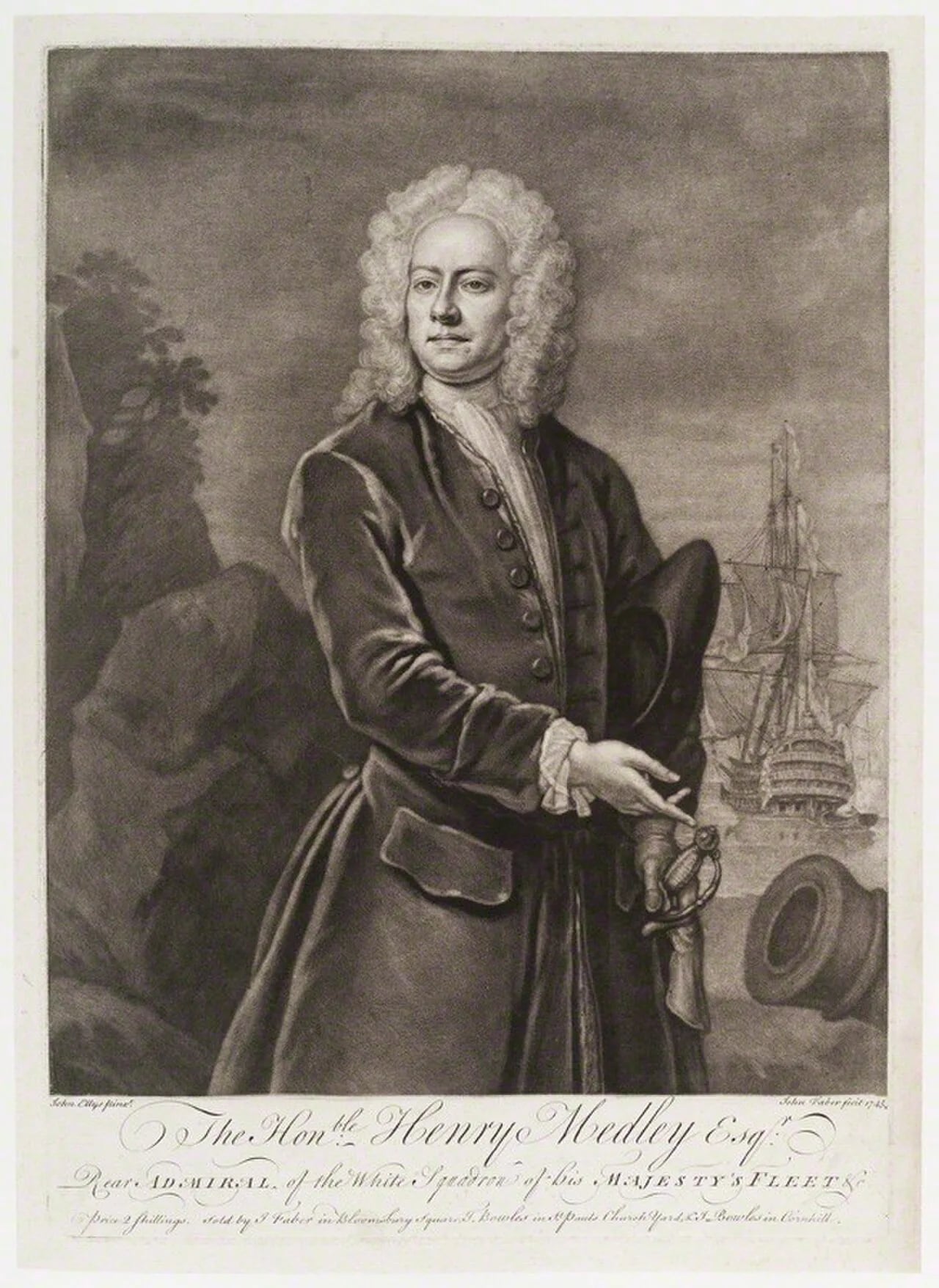 Portrait of Henry Medley (1687–1747) – memorial page