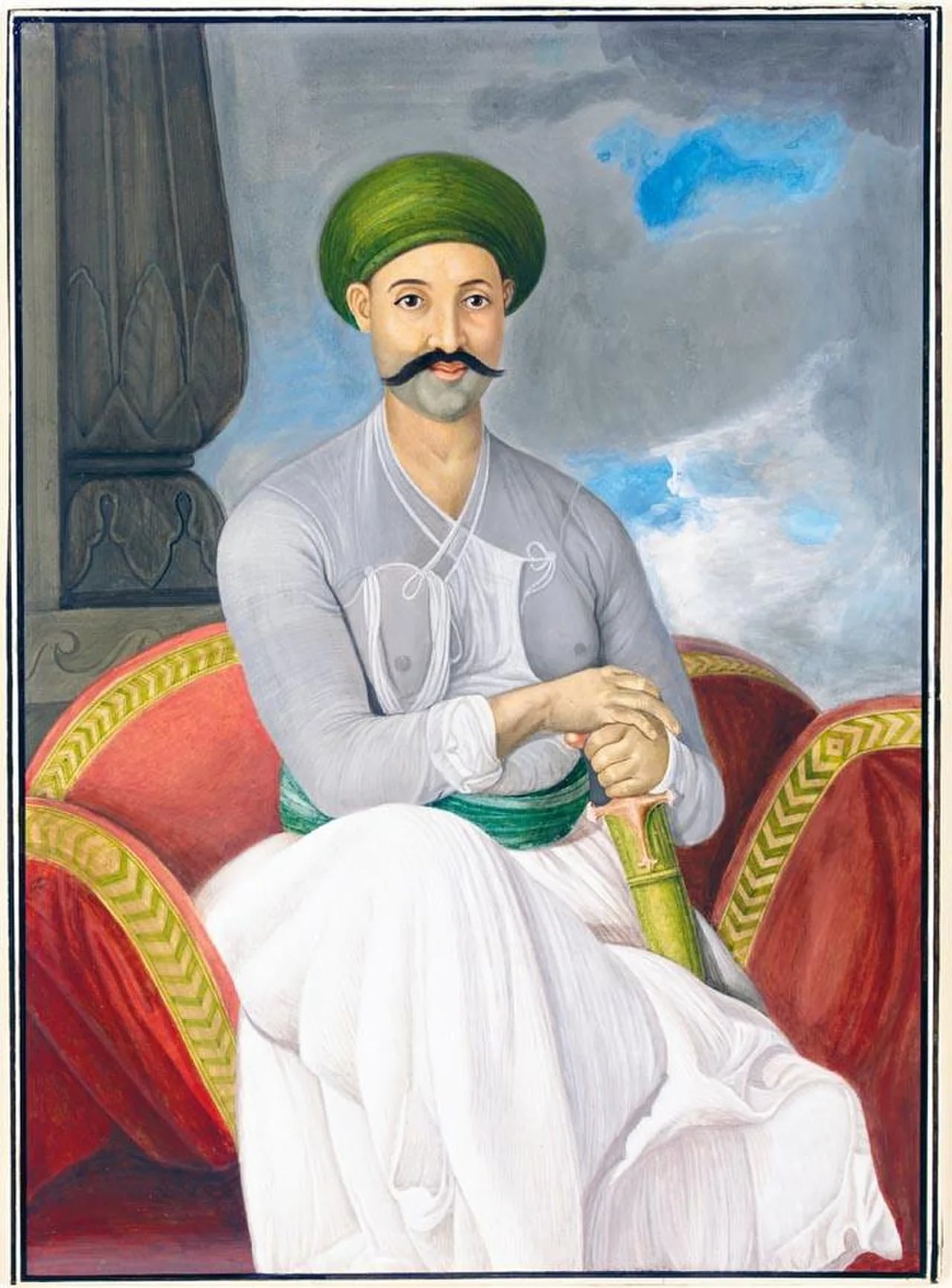 Porträt von Mirza Jawan Bakht (1749–1788) – Gedenkseite