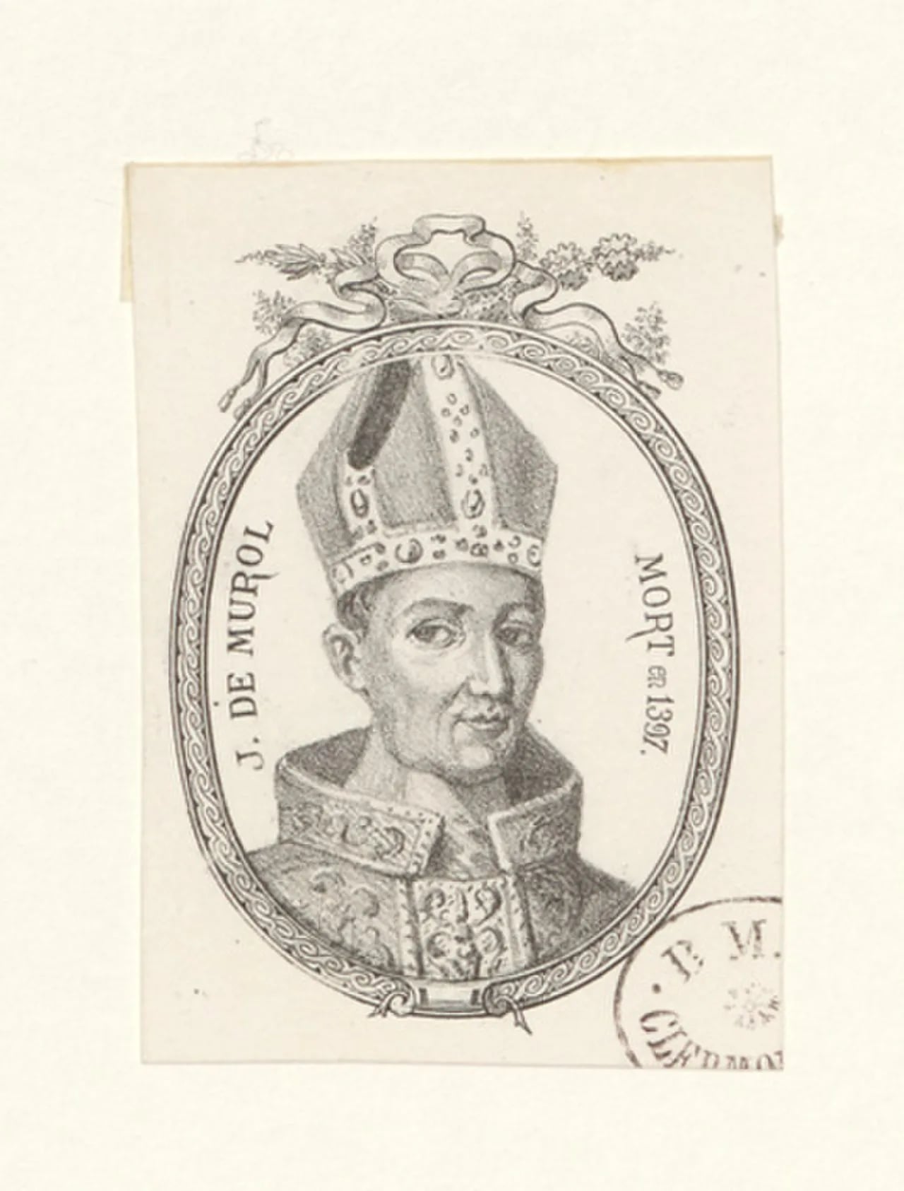 Porträt von Jean de Murol (1340–1399) – Gedenkseite