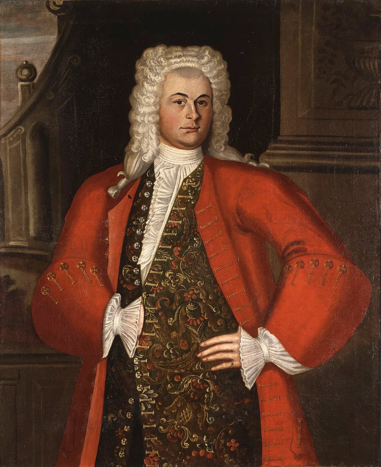 Porträt von Jeremias Van Rensselaer (1705–1743) – Gedenkseite