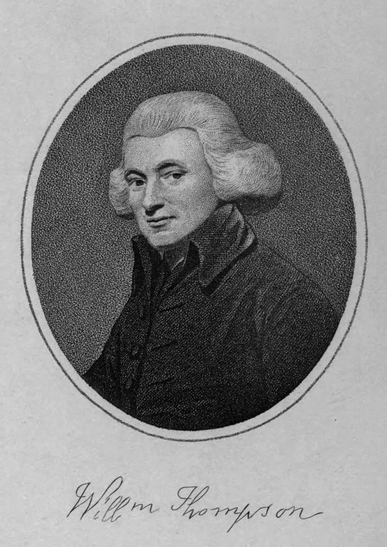 Porträt von William Thompson (1733–1799) – Gedenkseite