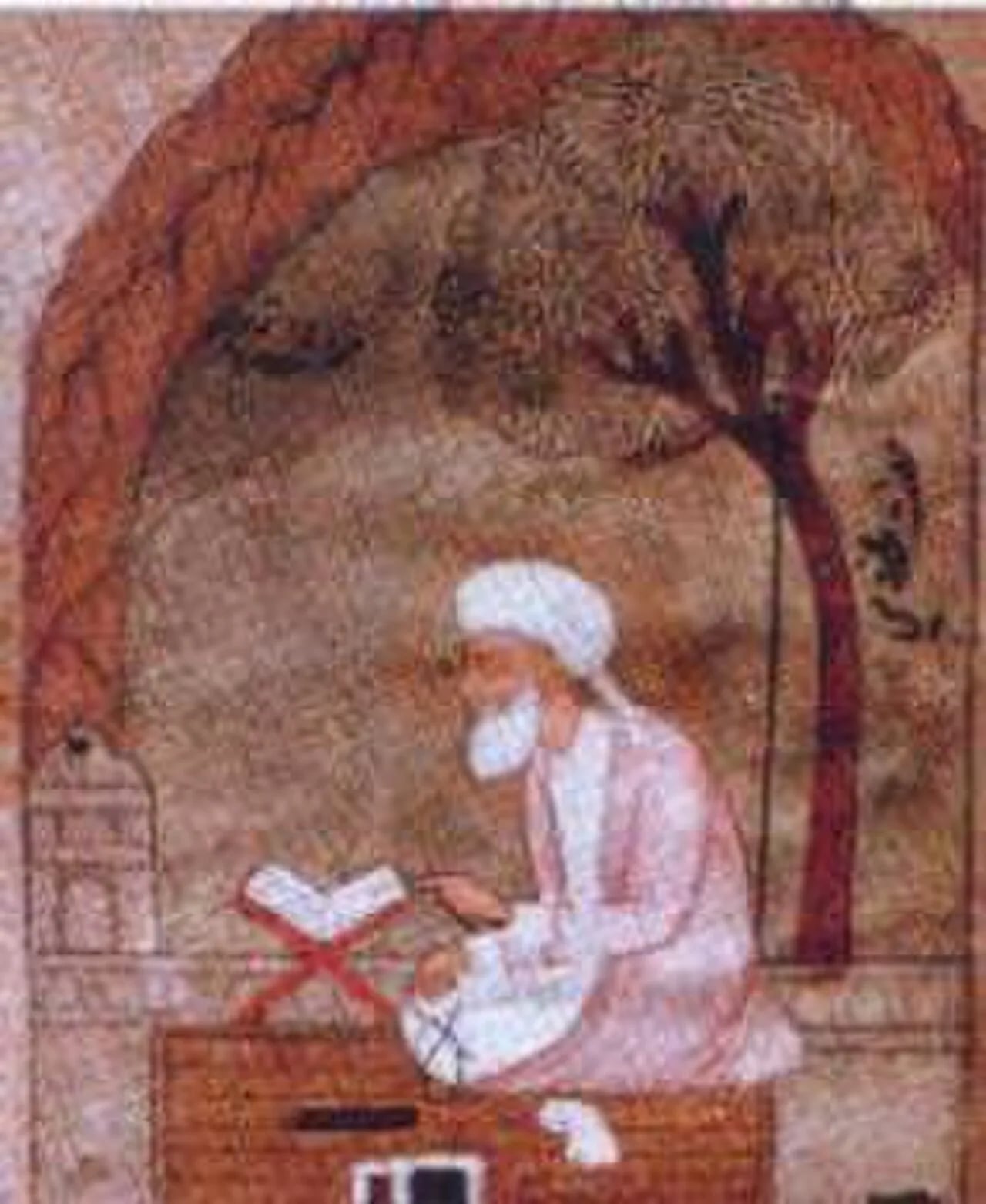 Porträt von Sheikh Hamza Makhdoom (1494–1576) – Gedenkseite