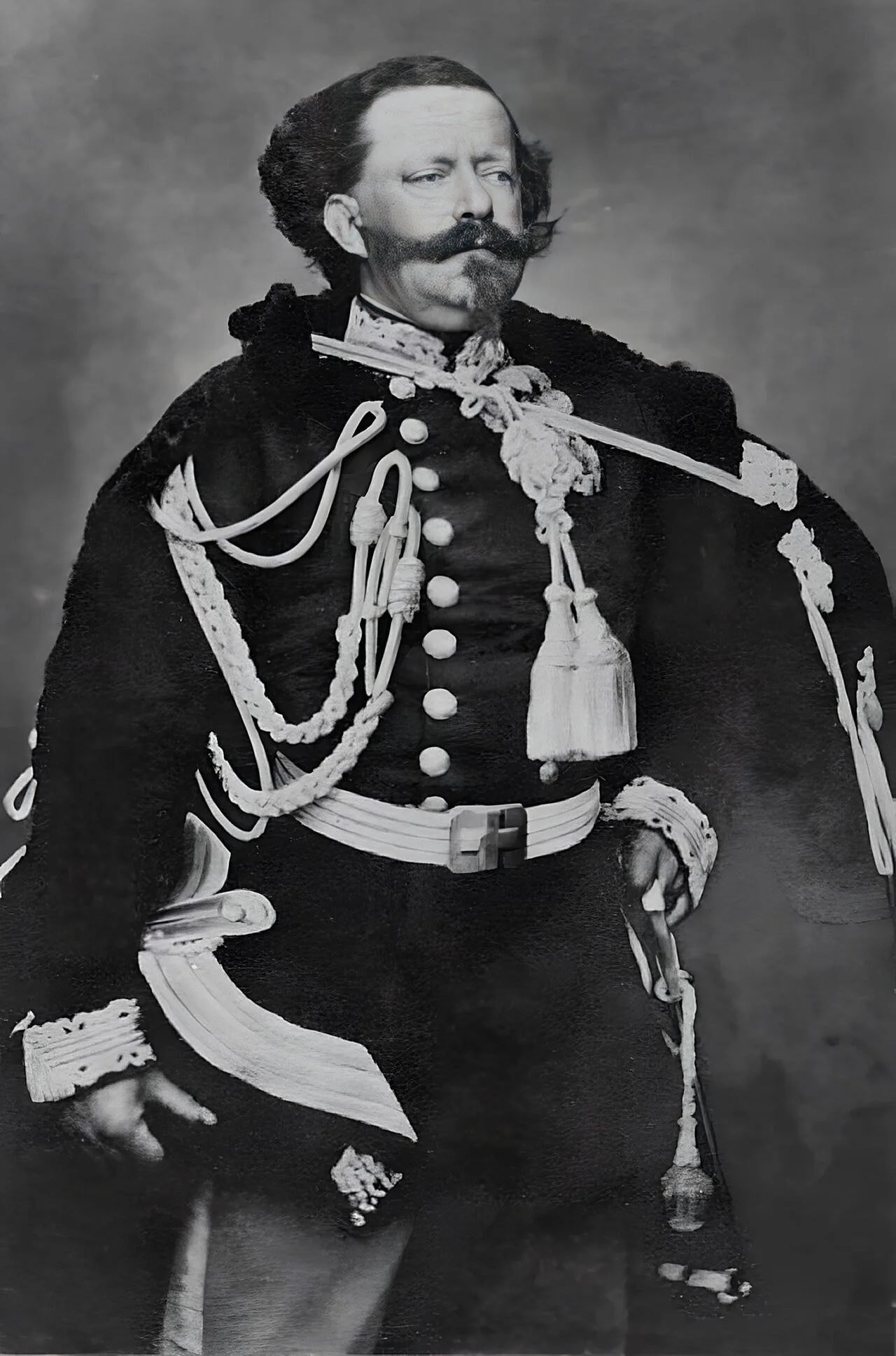 Porträt von Vittorio Emanuele II. (1820–1878) – Gedenkseite