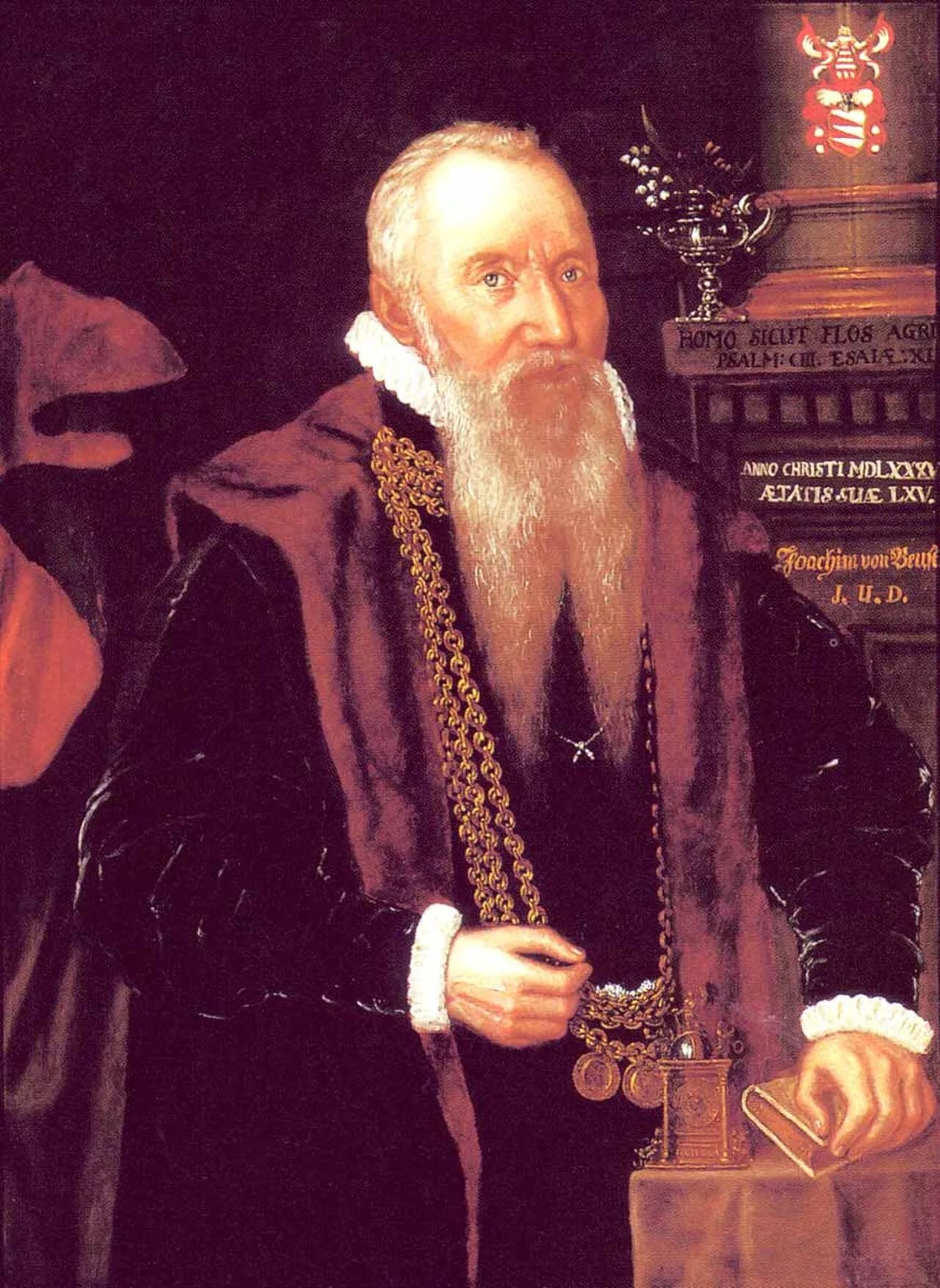 Porträt von Joachim von Beust (1522–1597) – Gedenkseite