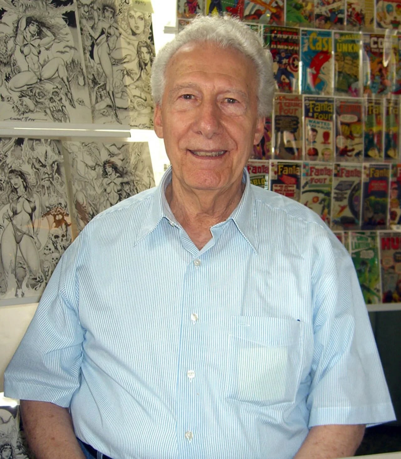 Portrait of Joe Giella (1928–2023) – memorial page