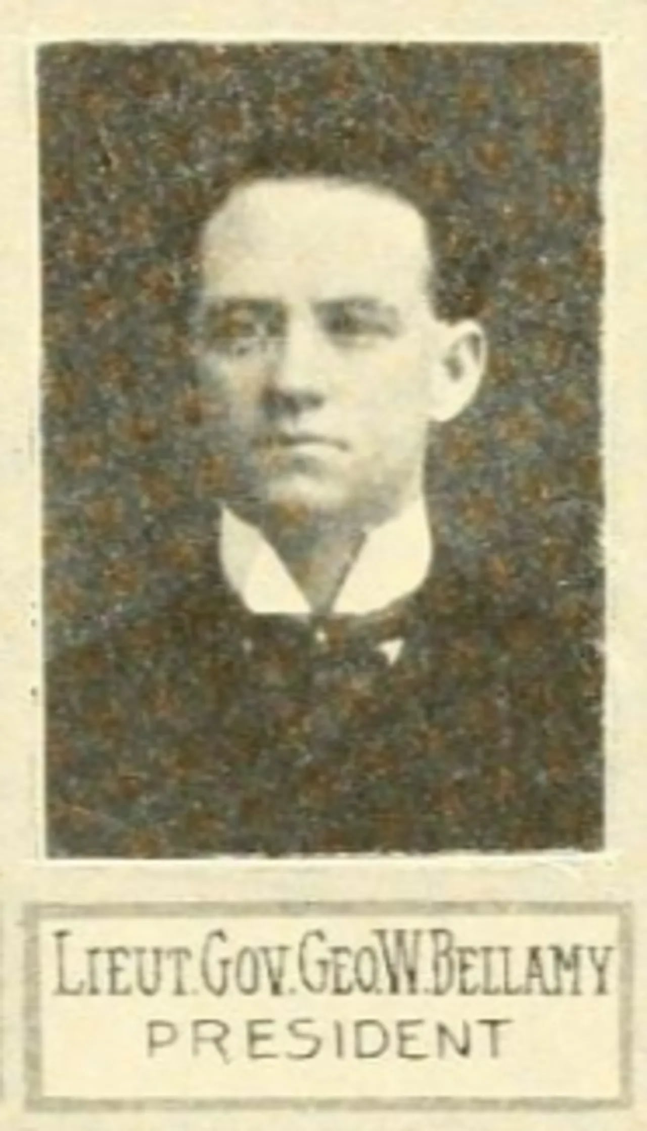 Portrait of George W. Bellamy (1867–1920) – memorial page