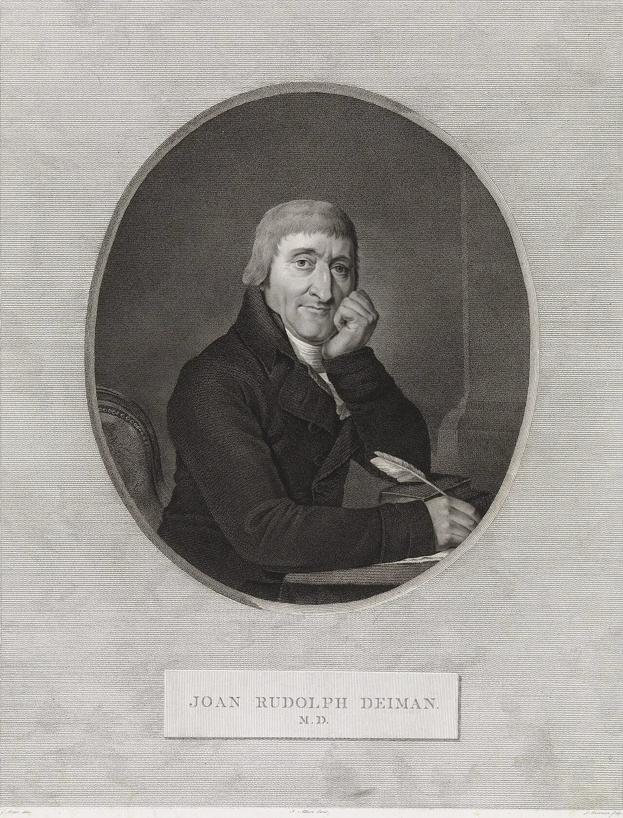 Porträt von Johan Rudolph Deiman (1743–1808) – Gedenkseite