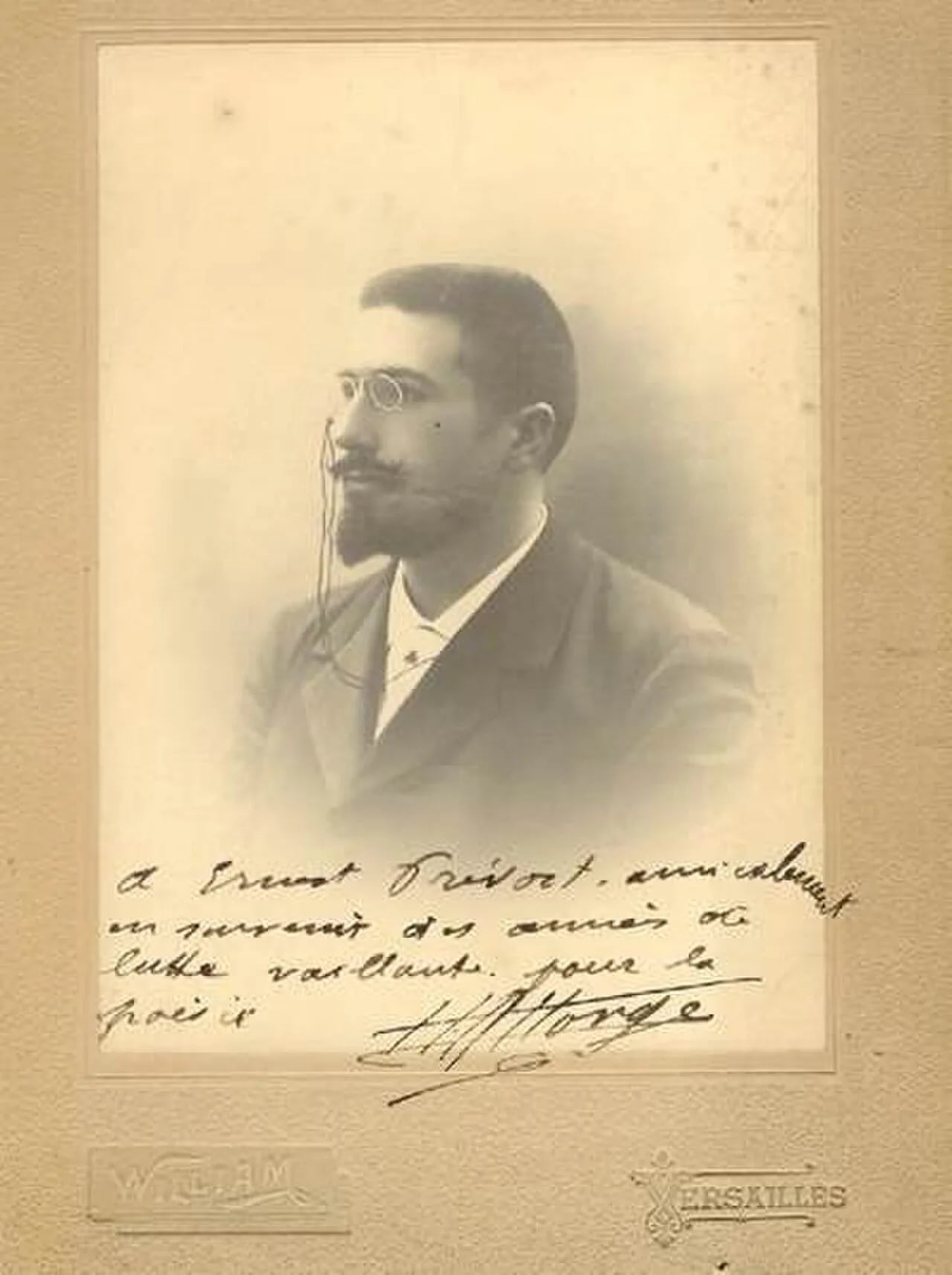 Porträt von Henri Allorge (1878–1938) – Gedenkseite