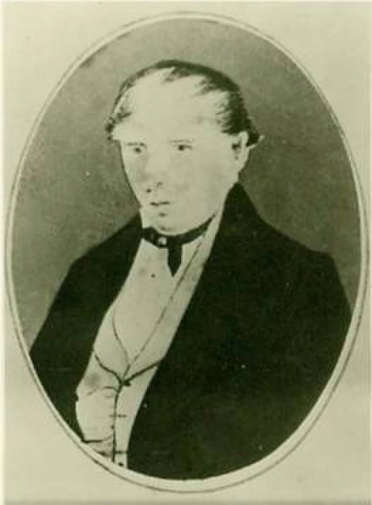 Porträt von Johann Althaus (1798–1876) – Gedenkseite
