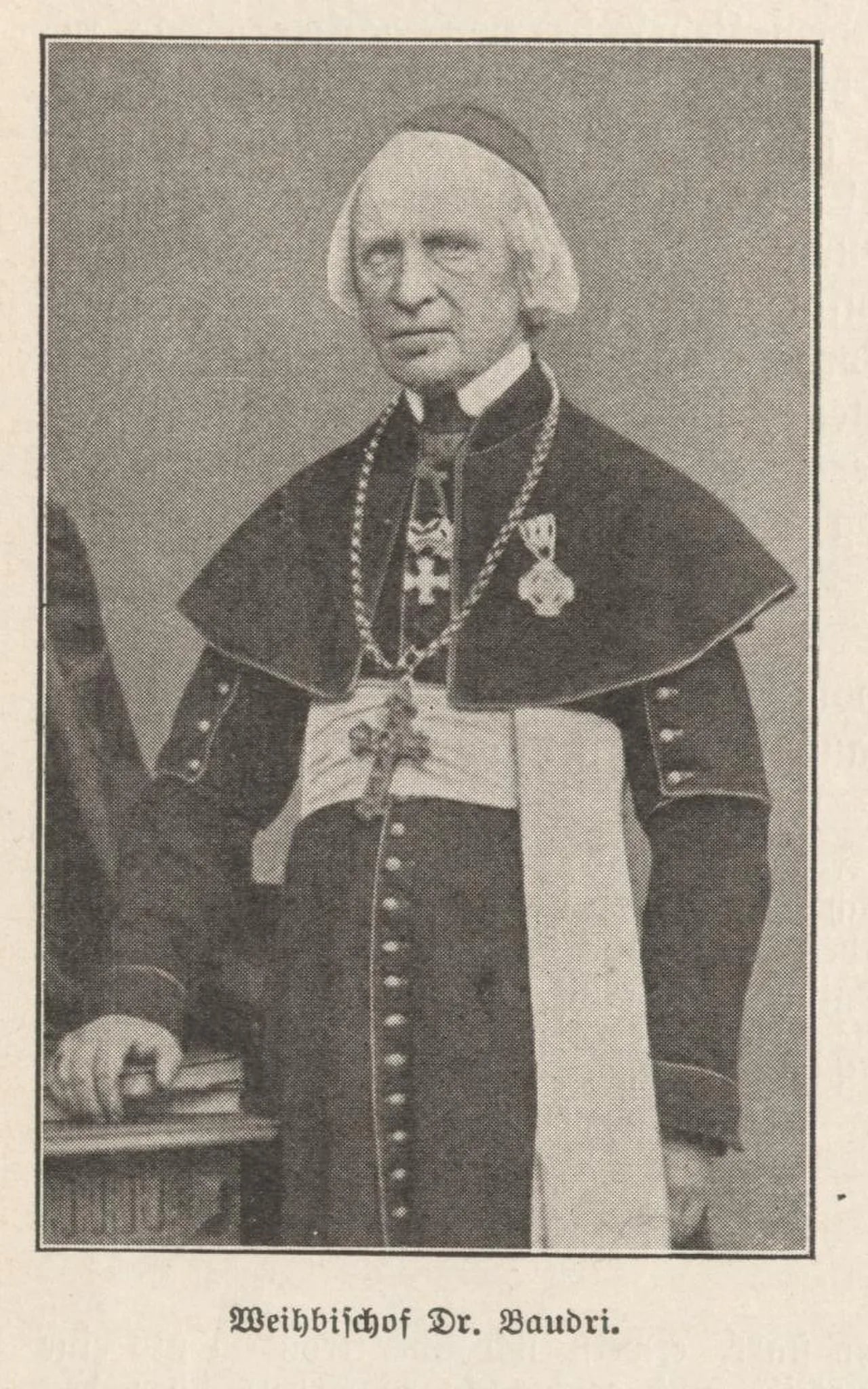 Porträt von Johann Anton Friedrich Baudri (1804–1893) – Gedenkseite