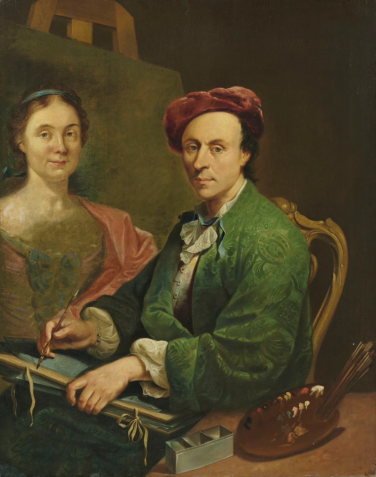 Porträt von Johann Anton Tischbein (1720–1784) – Gedenkseite