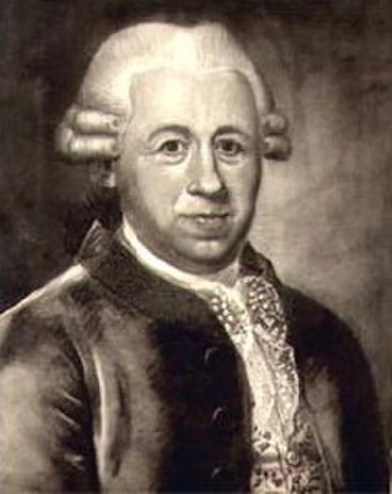 Porträt von Johann Arnold von Clermont (1728–1795) – Gedenkseite
