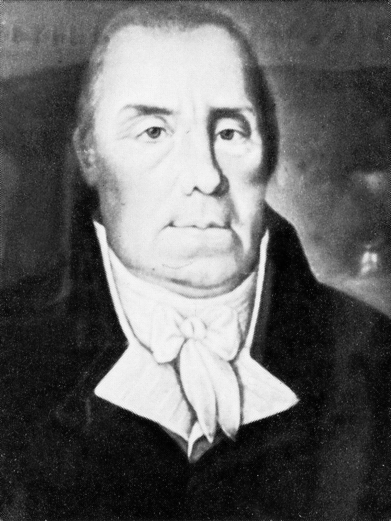 Porträt von Johann August Schlettwein (1731–1802) – Gedenkseite
