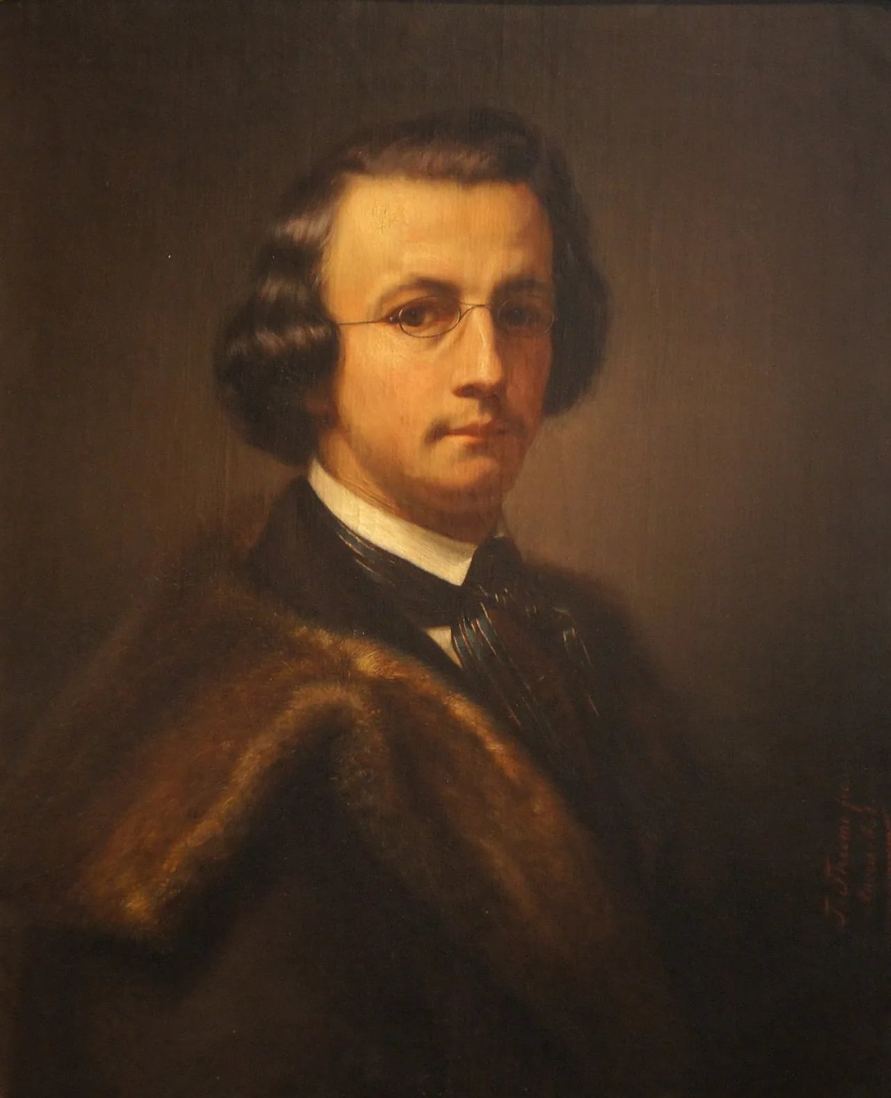 Porträt von Theodor Thieme (1823–1901) – Gedenkseite