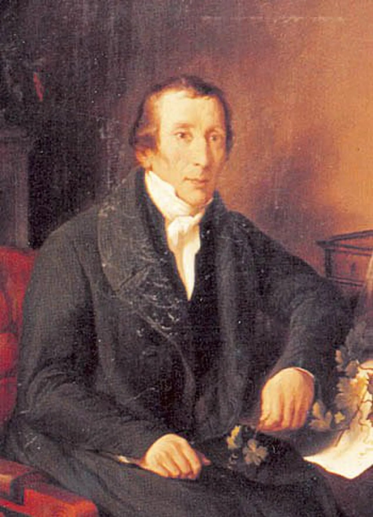 Porträt von Johann Burger (1773–1842) – Gedenkseite