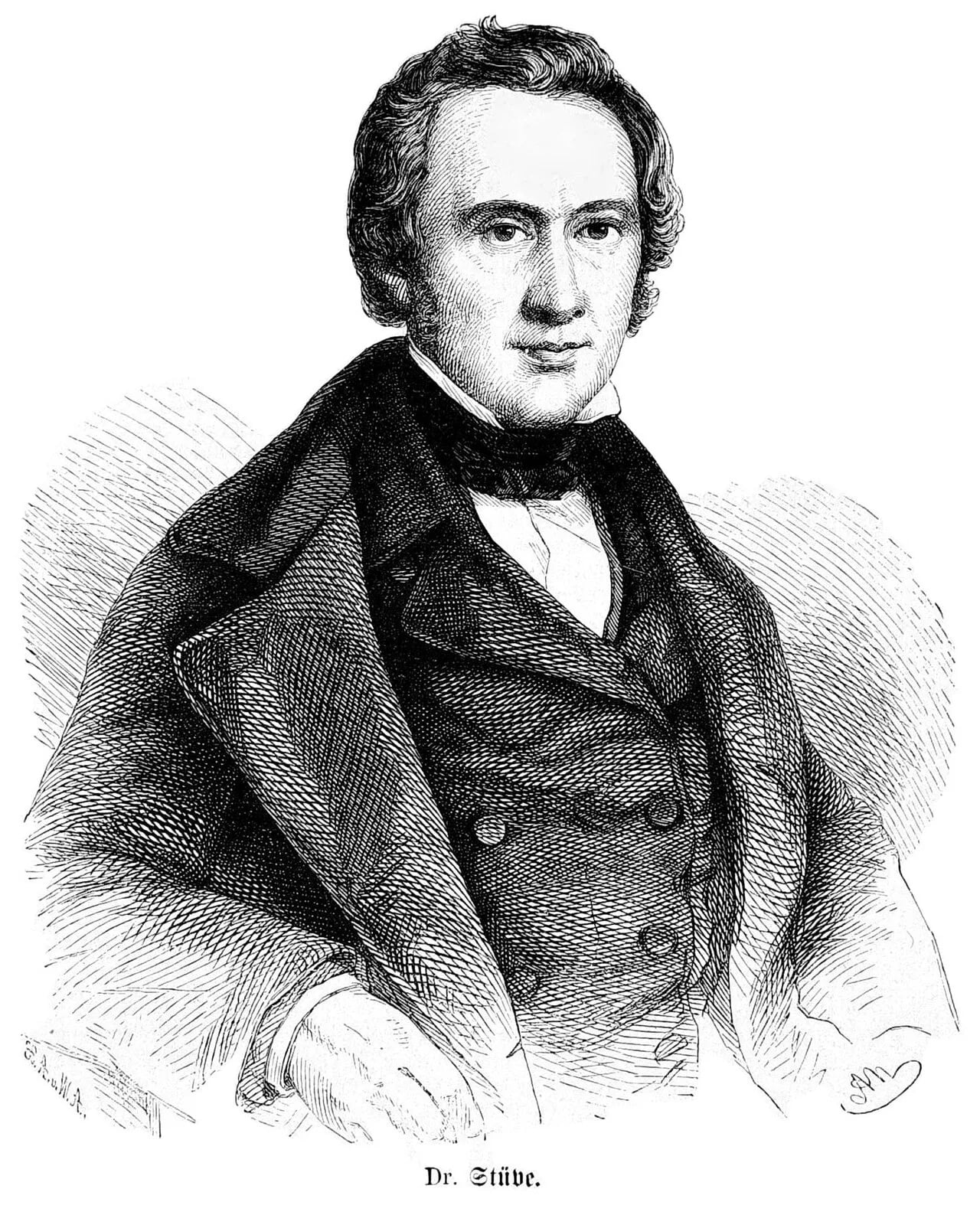 Portrait of Johann Carl Bertram Stüve (1798–1872) – memorial page