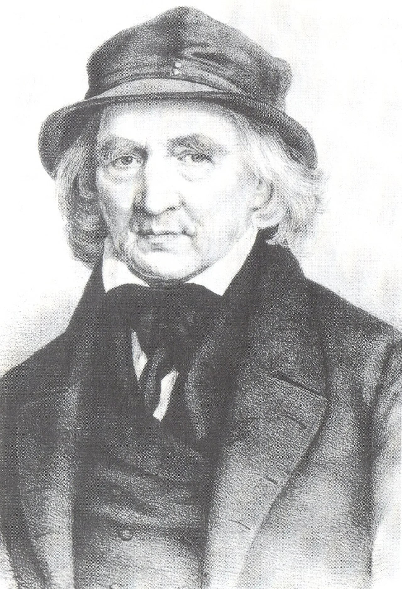 Porträt von Johann Christian Jauch senior (1765–1855) – Gedenkseite