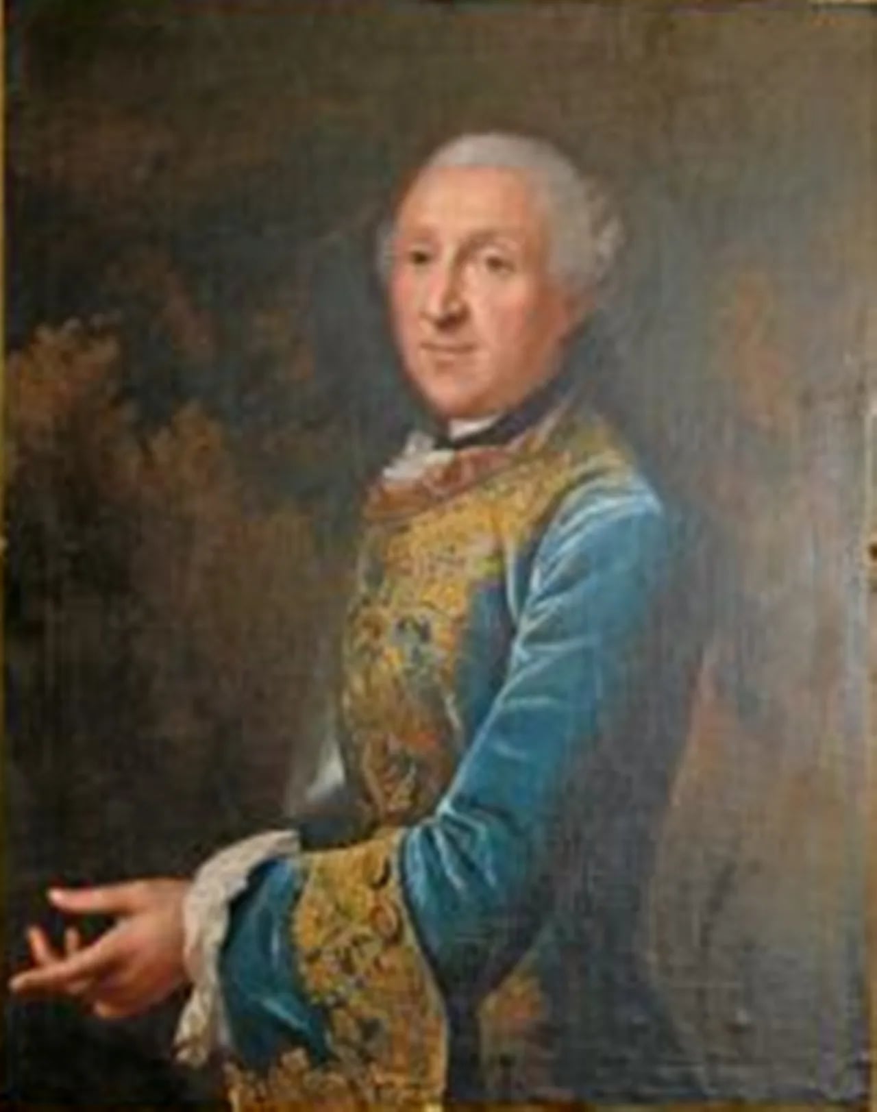 Porträt von Johann Conrad Firnhaber von Eberstein (1776–1849) – Gedenkseite