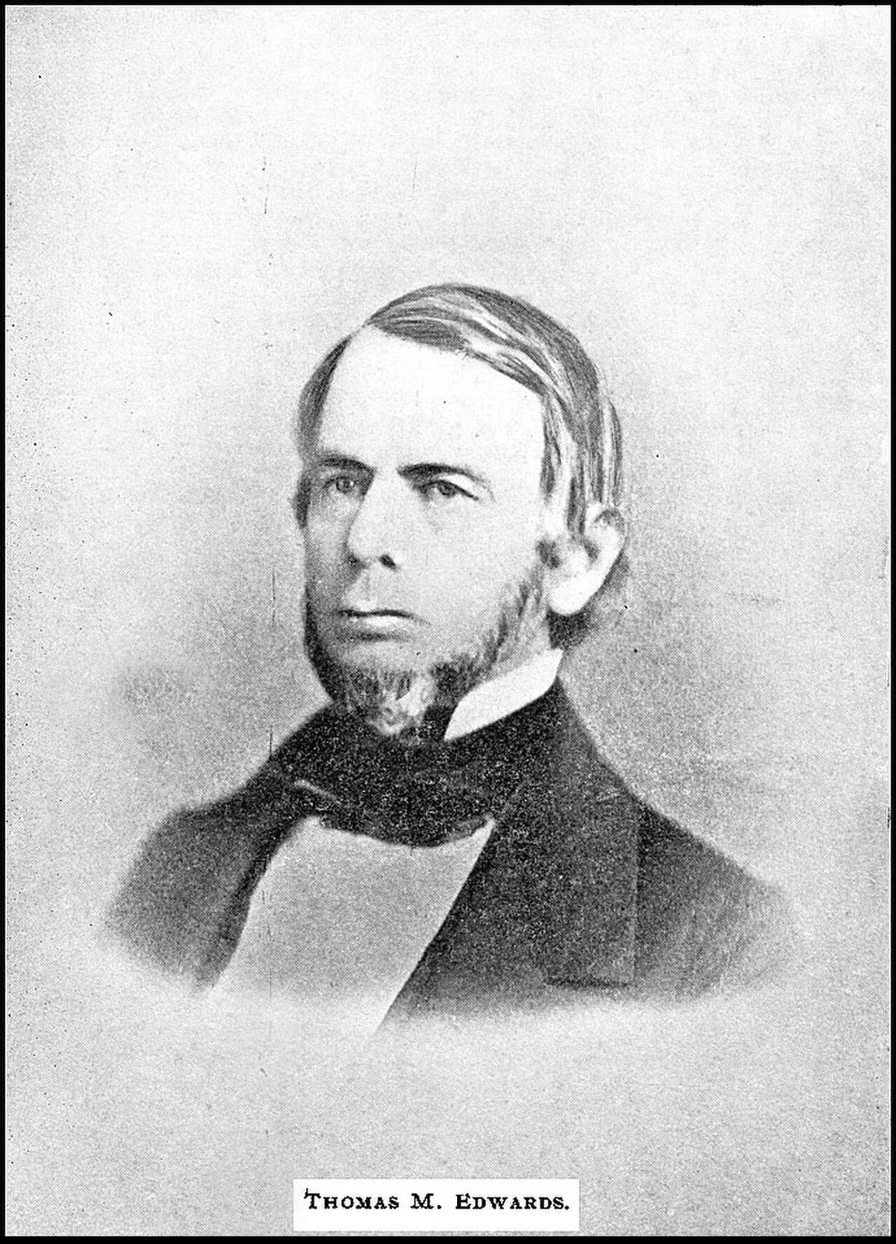 Porträt von Thomas M. Edwards (1795–1875) – Gedenkseite