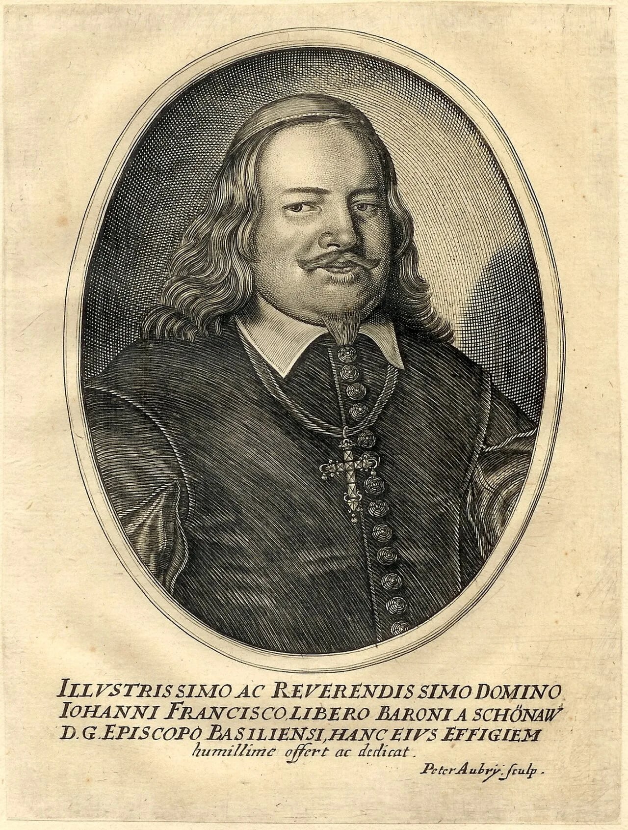 Porträt von Johann Franz von Schönau (1619–1656) – Gedenkseite