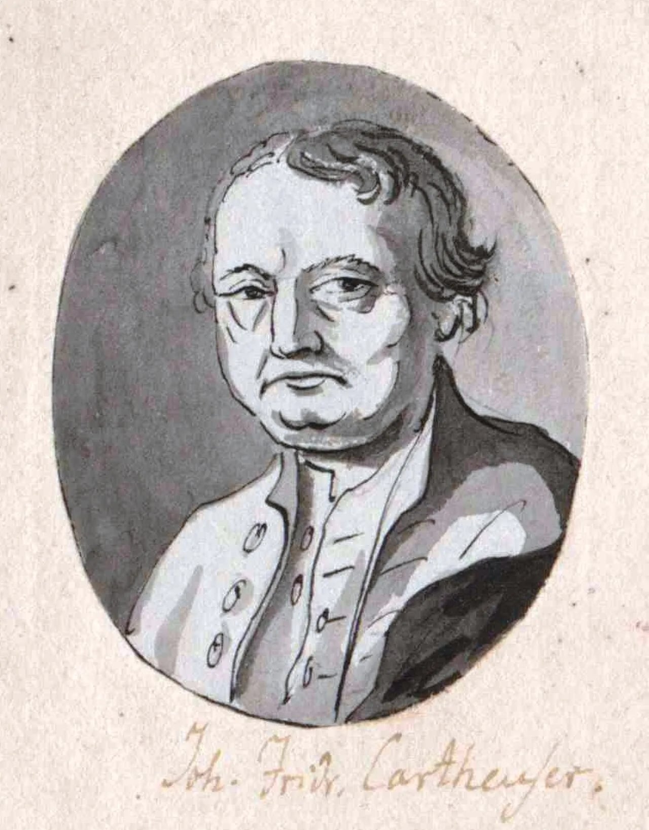 Porträt von Johann Friedrich Cartheuser (1704–1777) – Gedenkseite