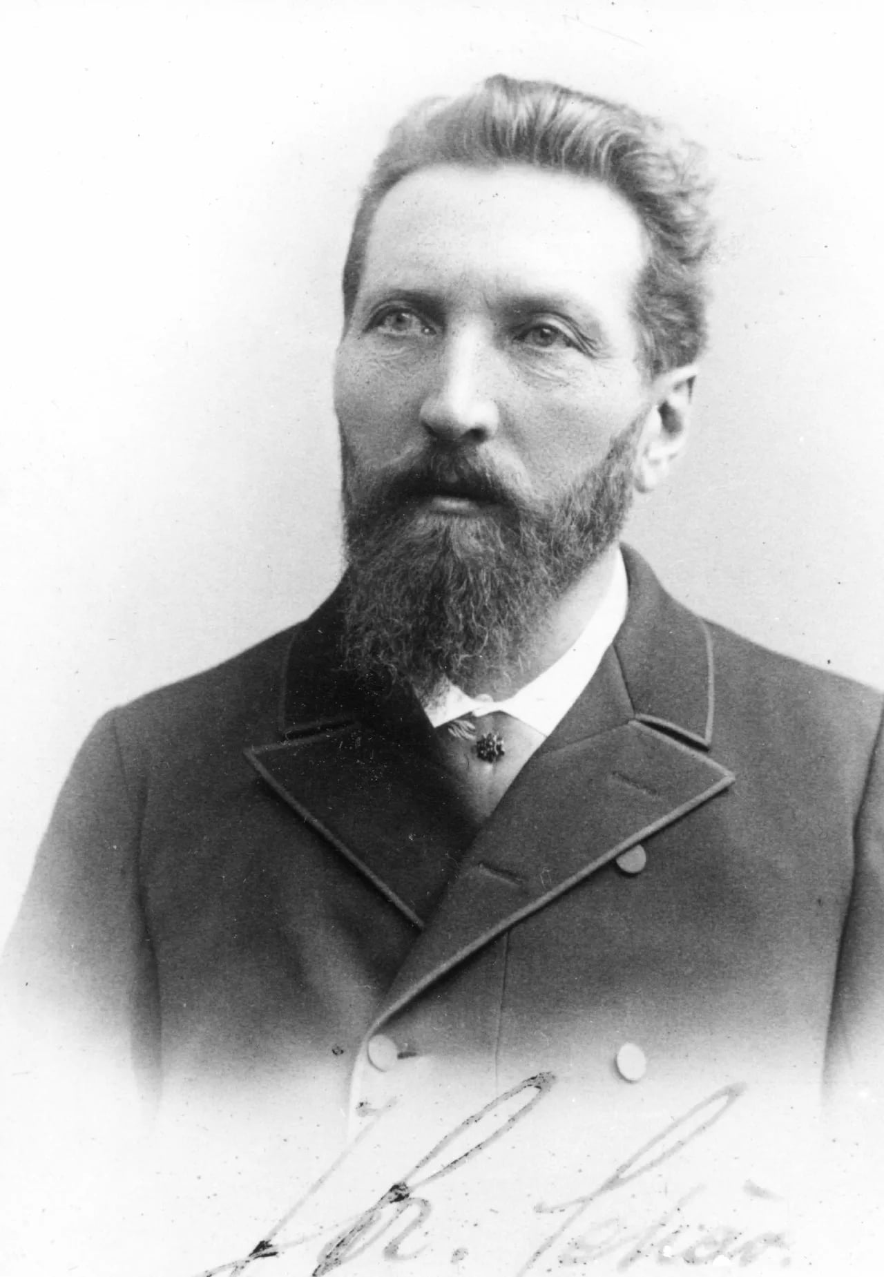 Porträt von Johann Friedrich Schär (1846–1924) – Gedenkseite