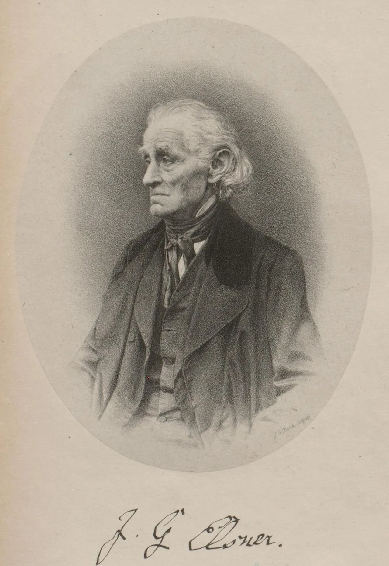 Portrait of Johann Gottfried Elsner (1784–1869) – memorial page