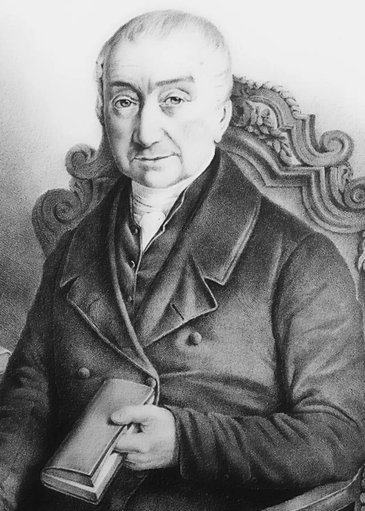 Porträt von Johann Gottfried Rademacher (1772–1850) – Gedenkseite