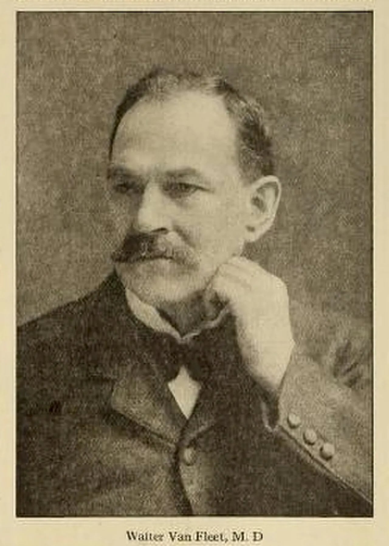 Portrait of Walter Van Fleet (1857–1922) – memorial page