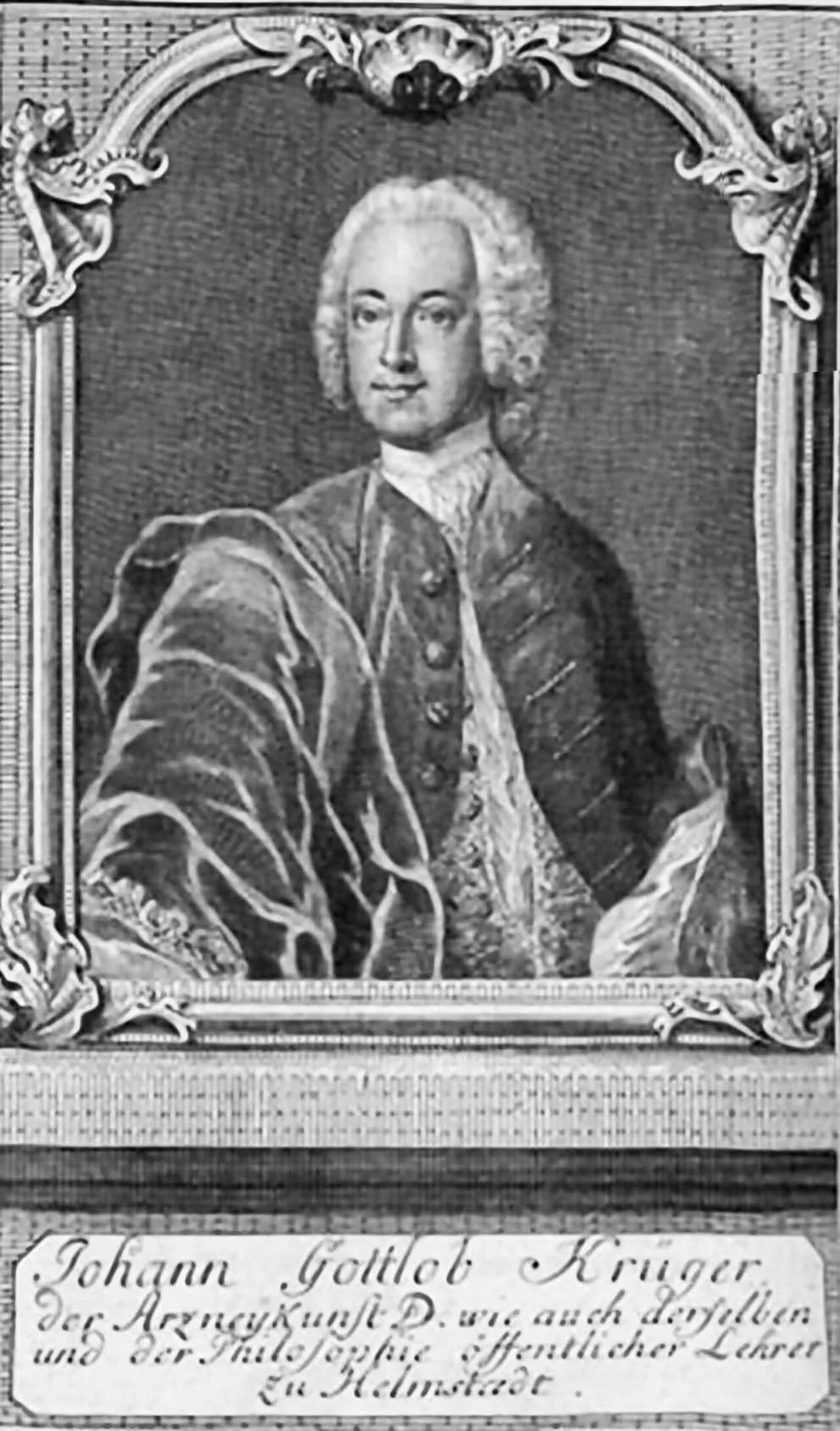 Portrait of Johann Gottlob Krüger (1715–1759) – memorial page