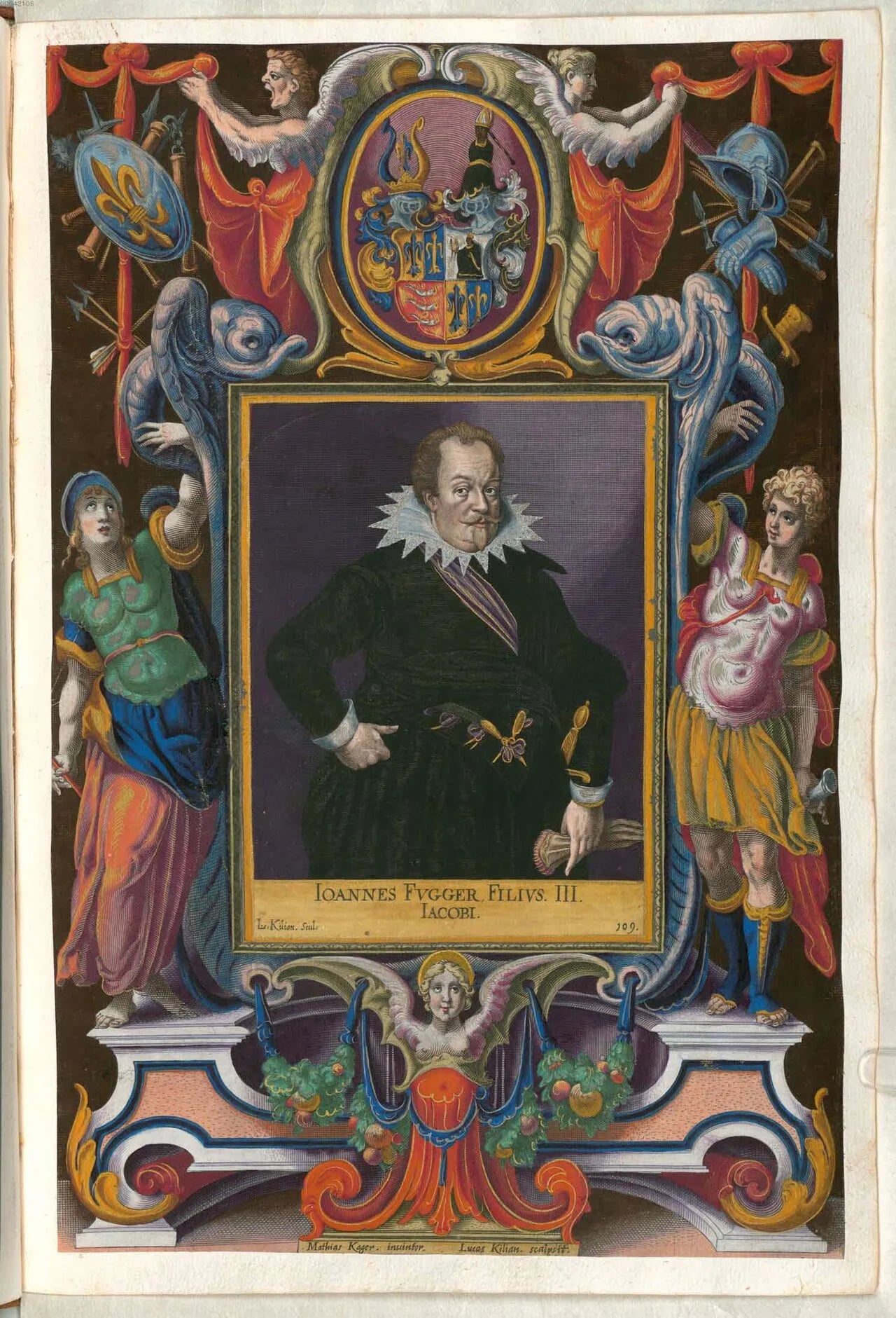 Porträt von Johann Graf Fugger d.Ä. (1583–1633) – Gedenkseite