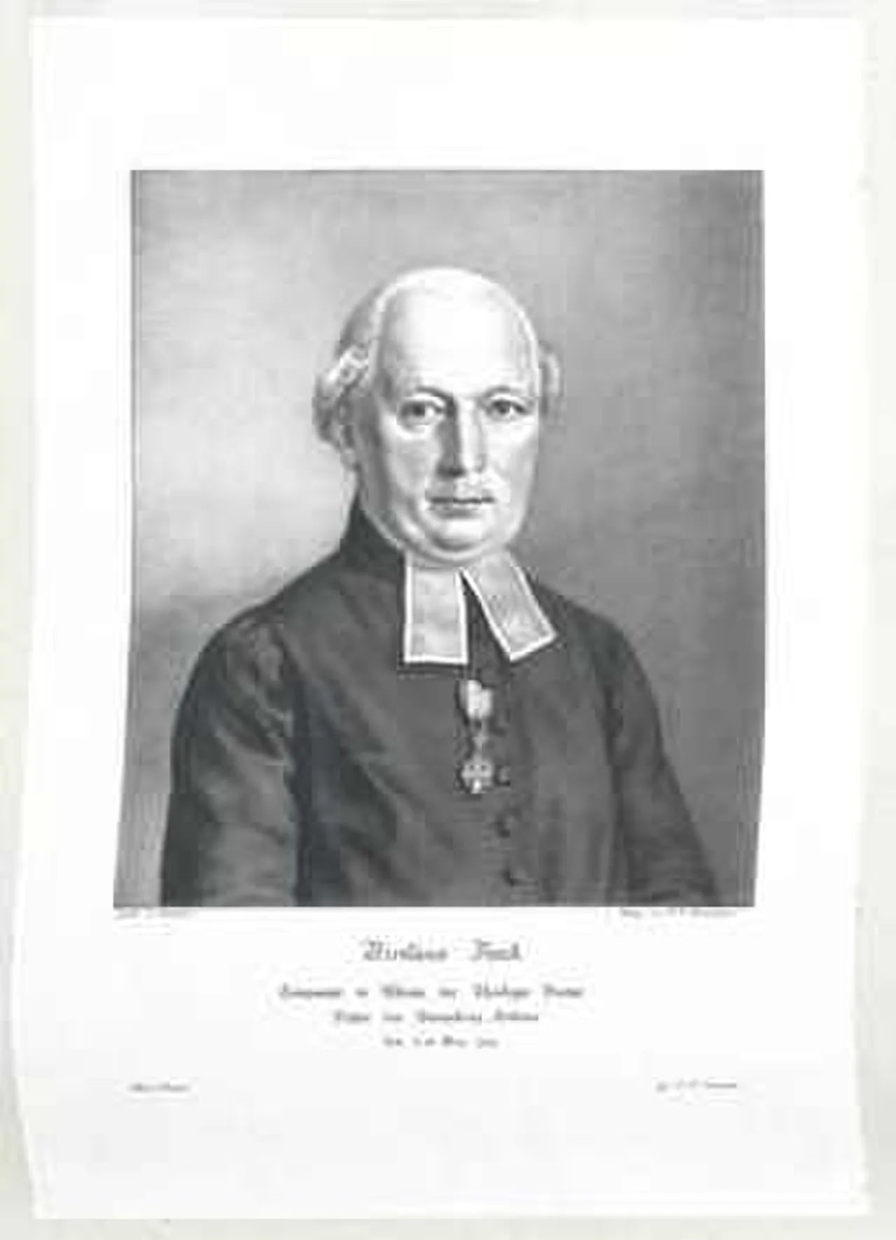 Porträt von Nikolaus Funk (1767–1857) – Gedenkseite