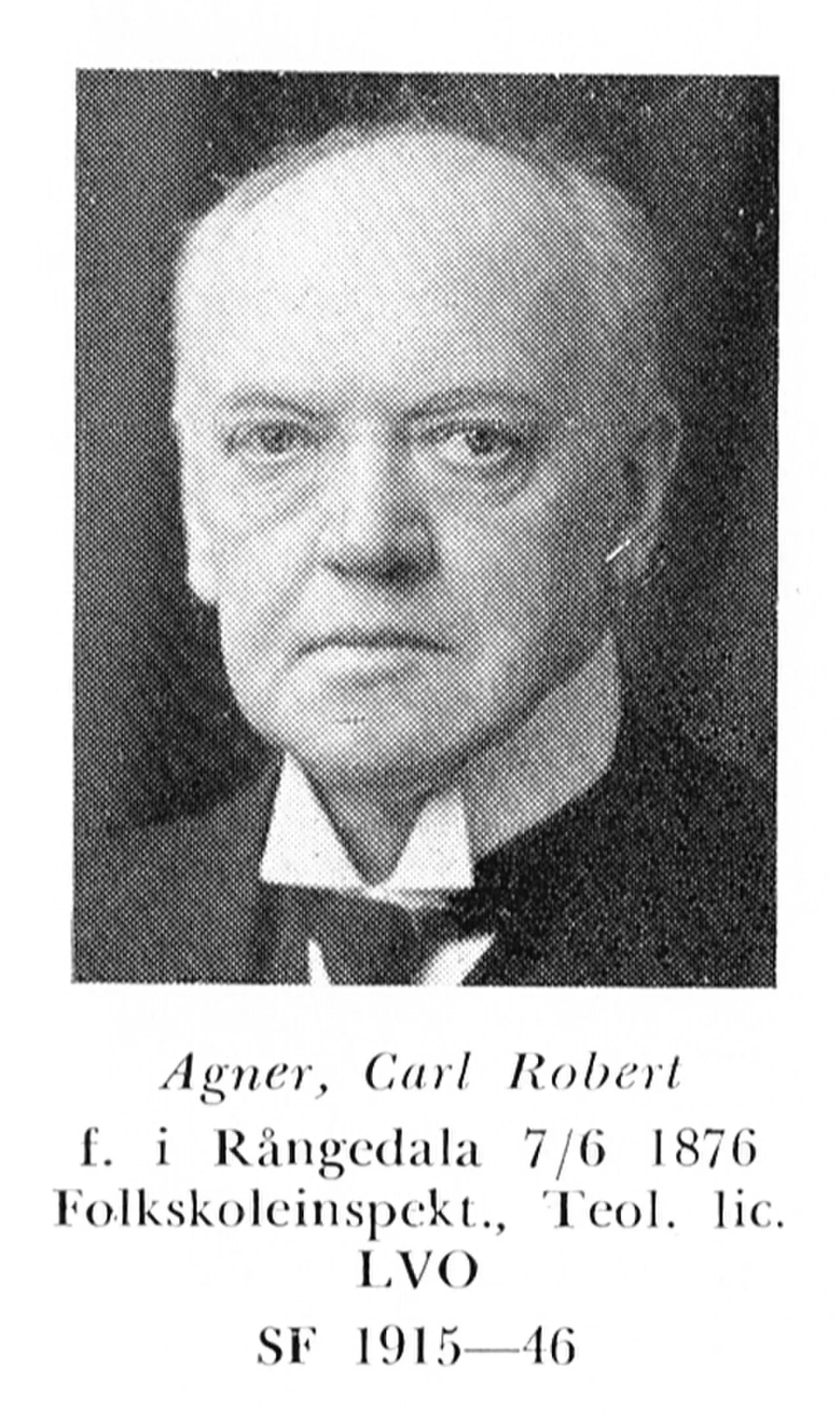 Porträt von Carl Agner (1876–1947) – Gedenkseite