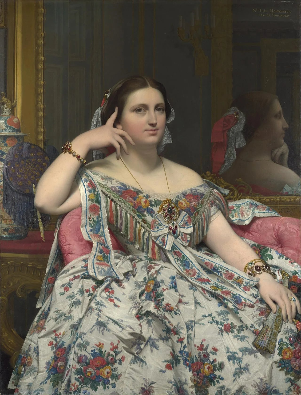 Porträt von Marie-Clotilde-Inès Moitessier (1821–1897) – Gedenkseite