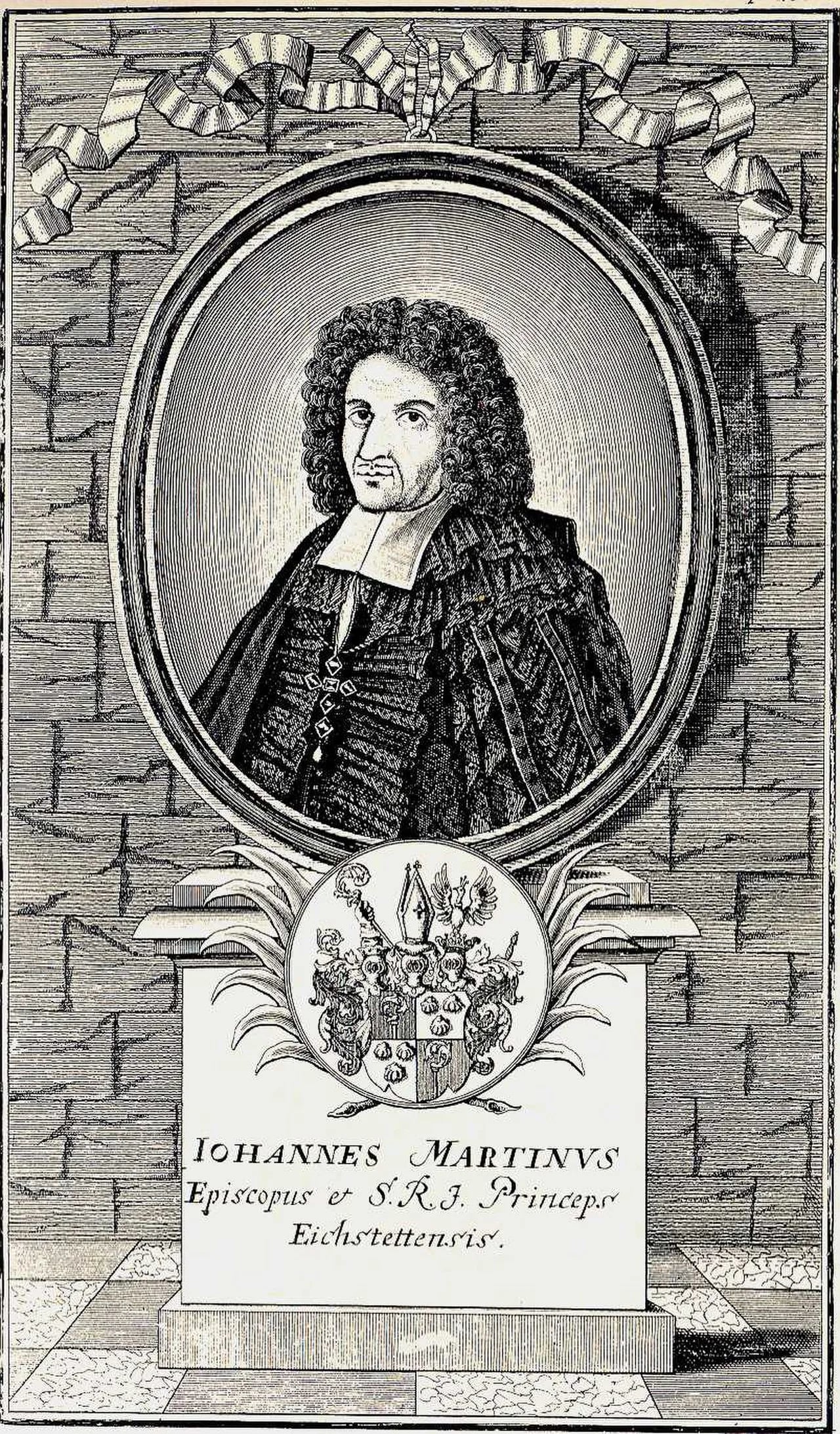 Porträt von Johann Martin von Eyb (1630–1704) – Gedenkseite