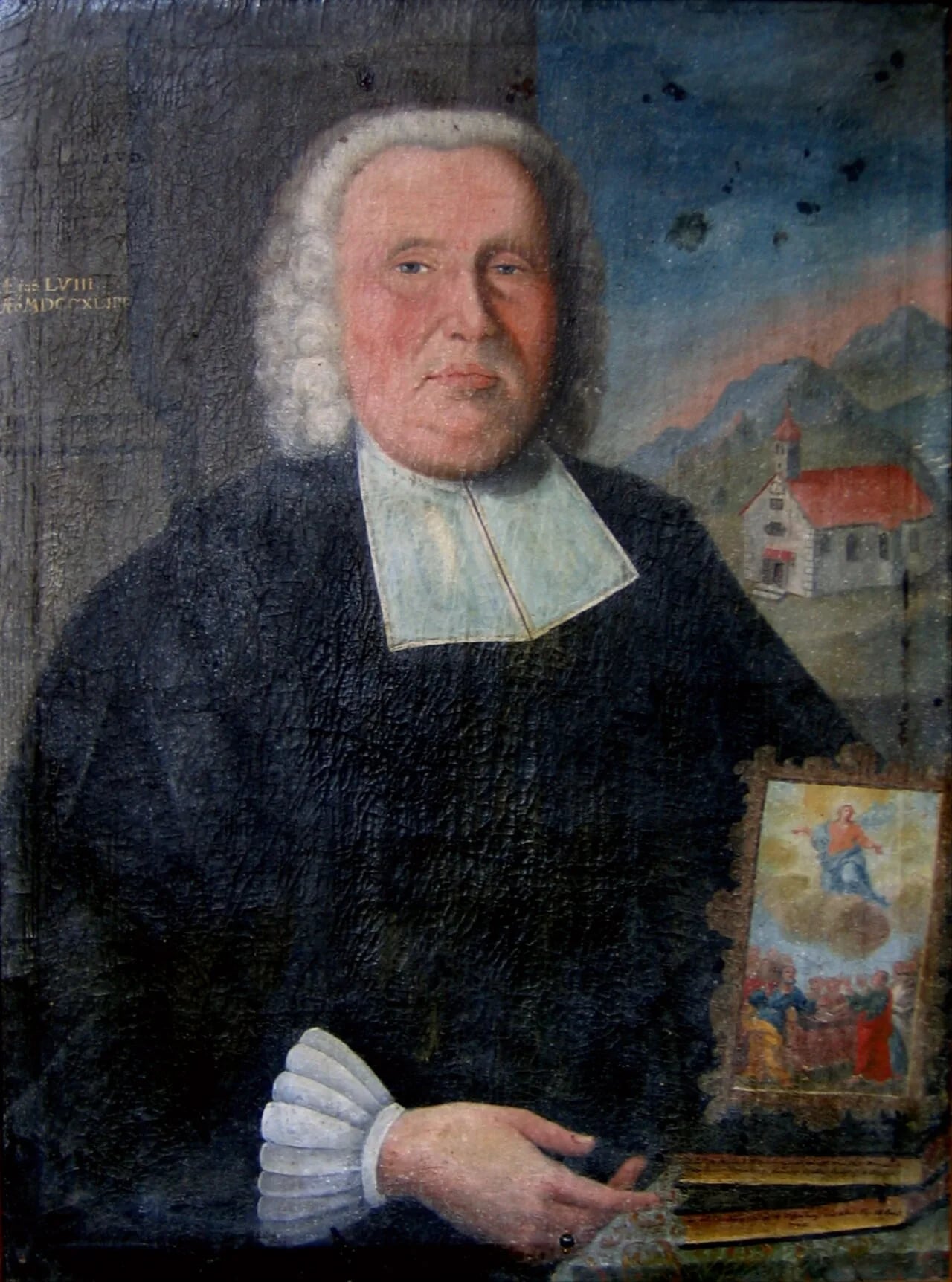Porträt von Johann Melchior Sauter (1686–1746) – Gedenkseite