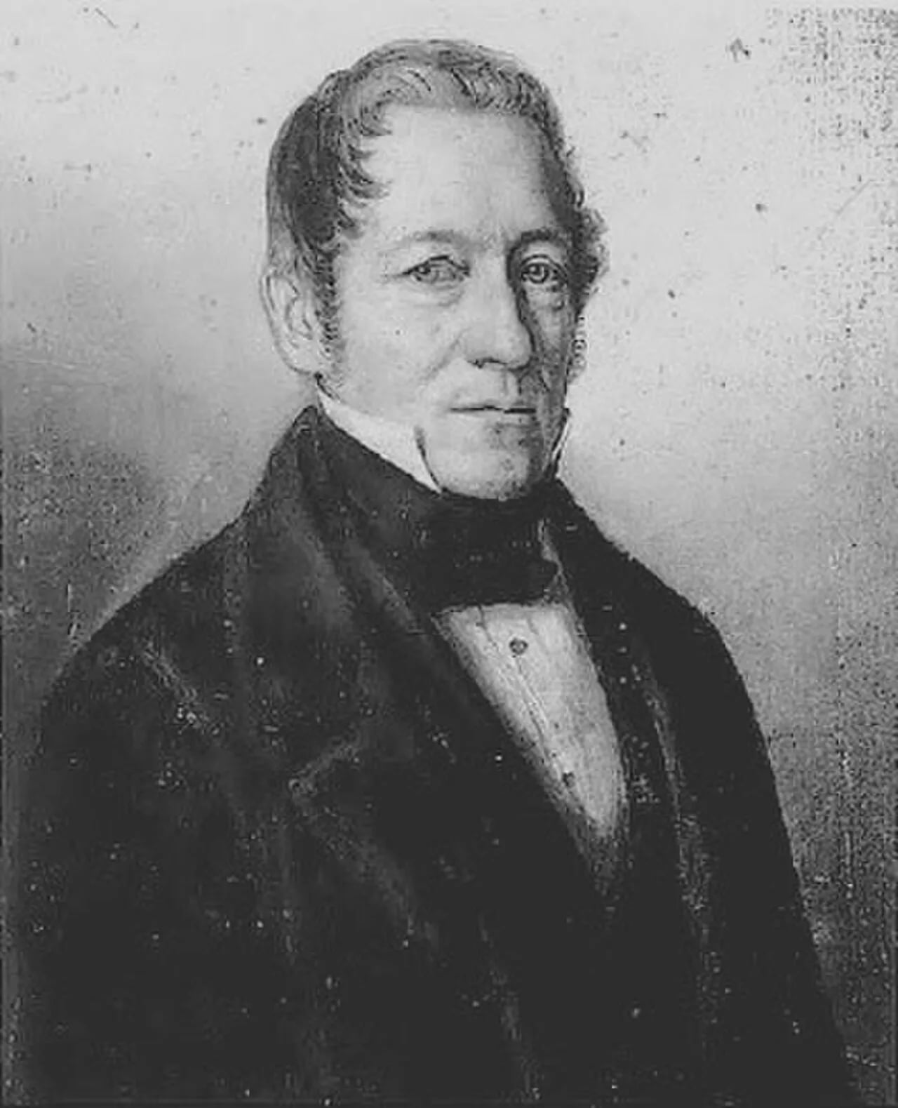Porträt von Johann Michael Scheffelt (1795–1853) – Gedenkseite