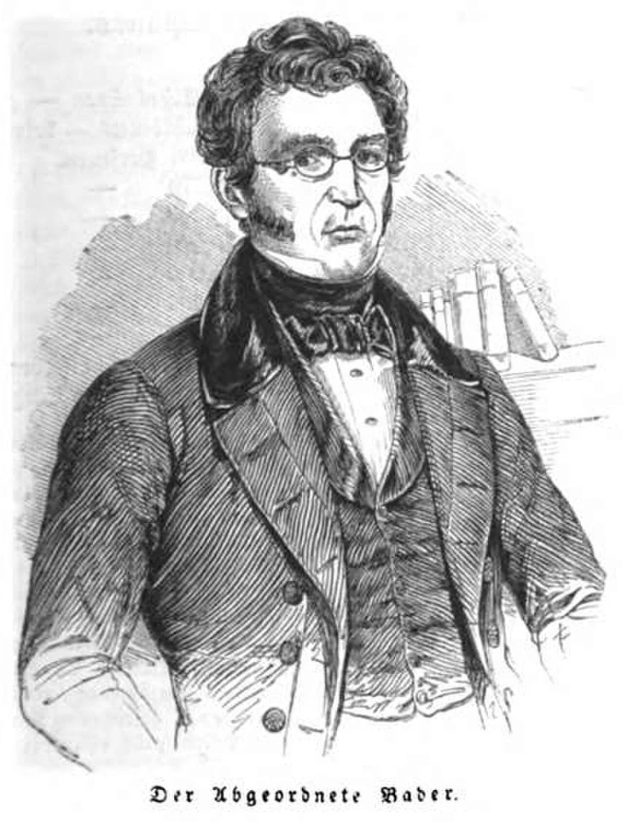 Porträt von Johann Sebastian Bader (1788–1862) – Gedenkseite