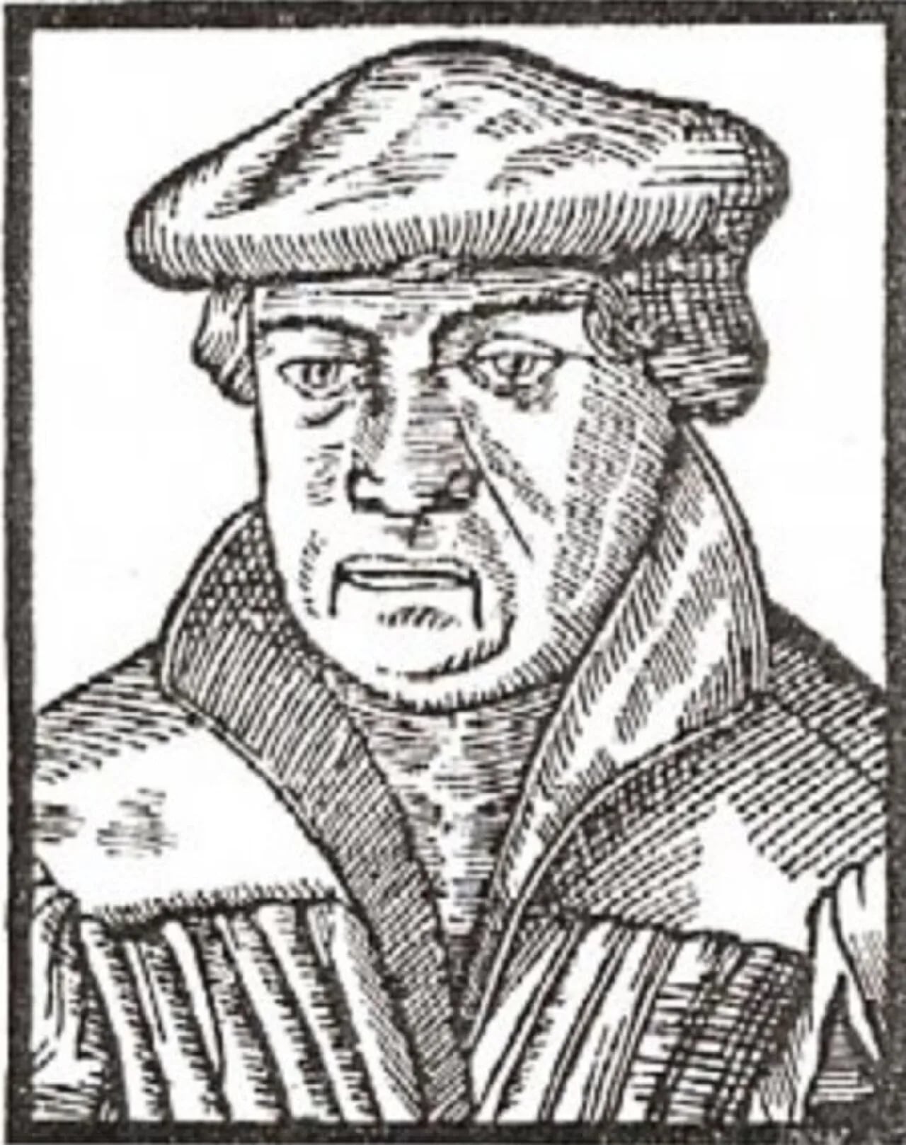 Porträt von Johann Spangenberg (1484–1550) – Gedenkseite