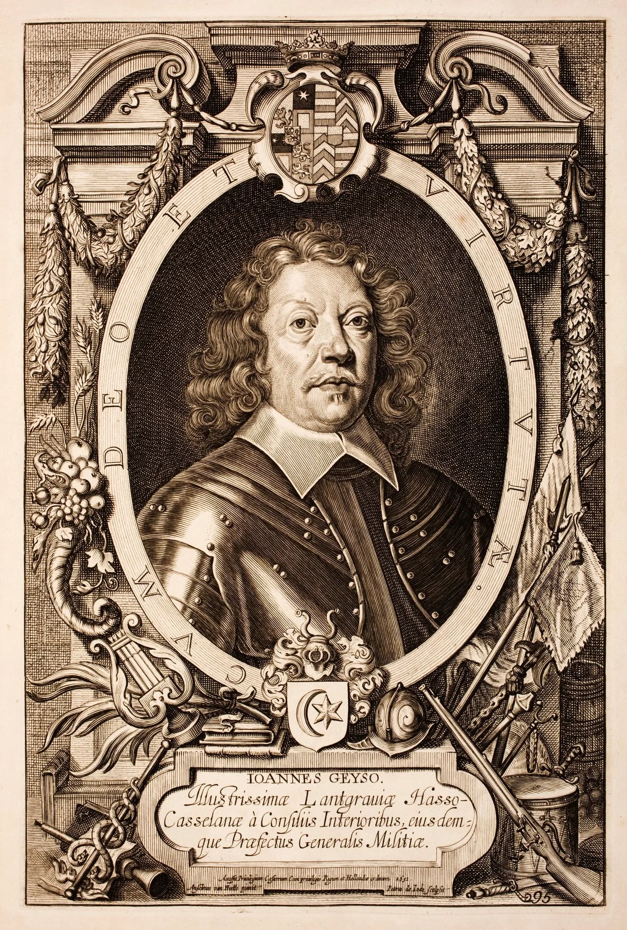 Porträt von Johann von Geyso (1593–1661) – Gedenkseite